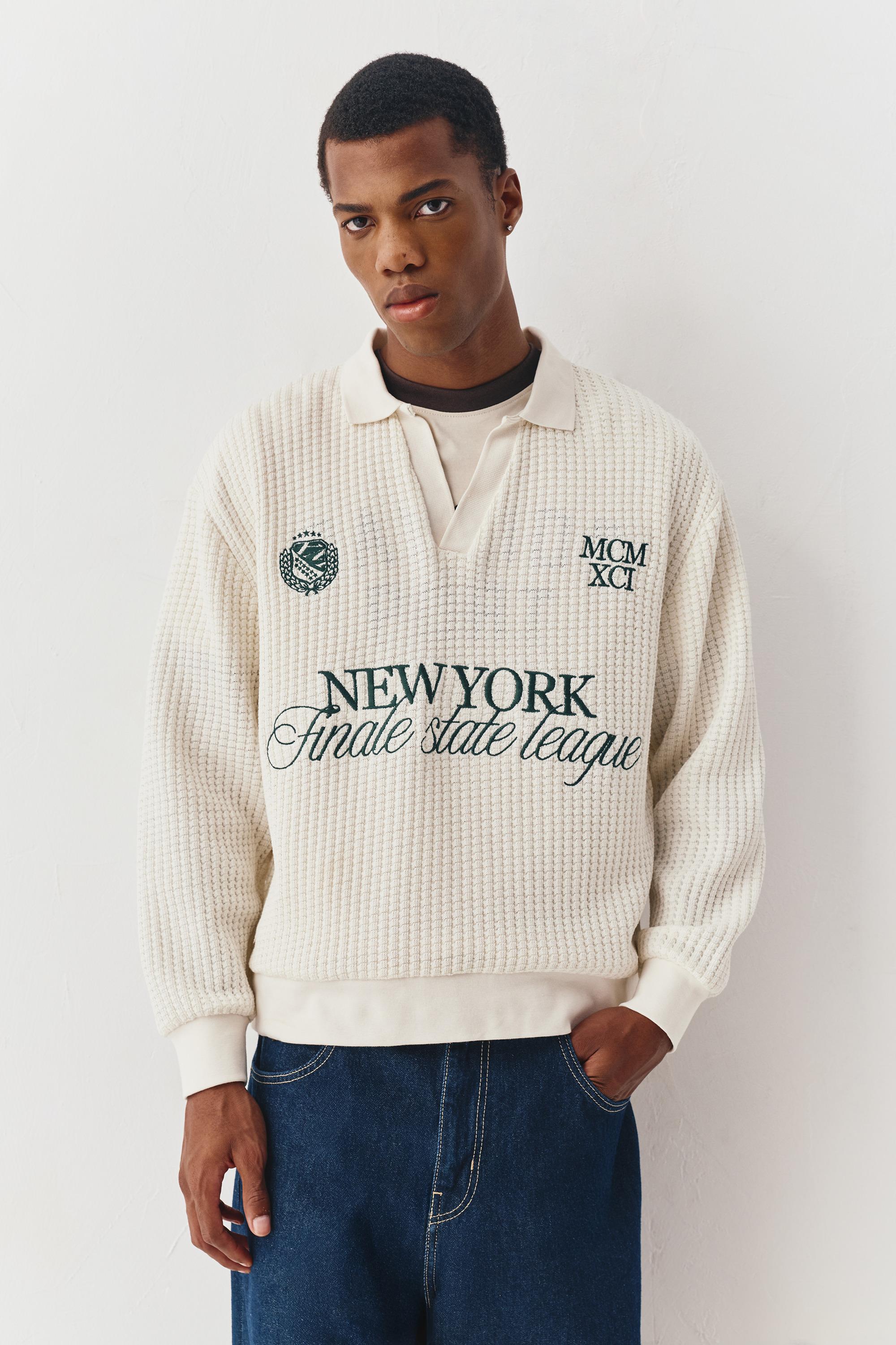 Nakışlı New York Polo - Görsel 17