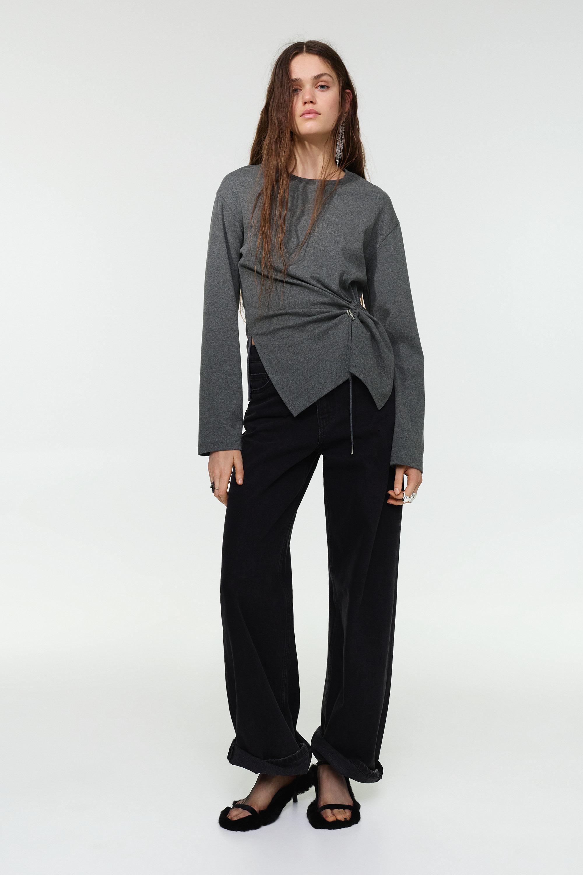 Uzun kollu aplike top - Görsel 12