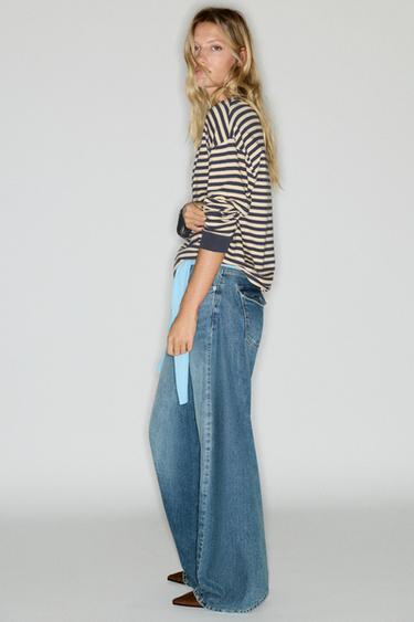 Long sleeve striped T-shirt — Ocher 5