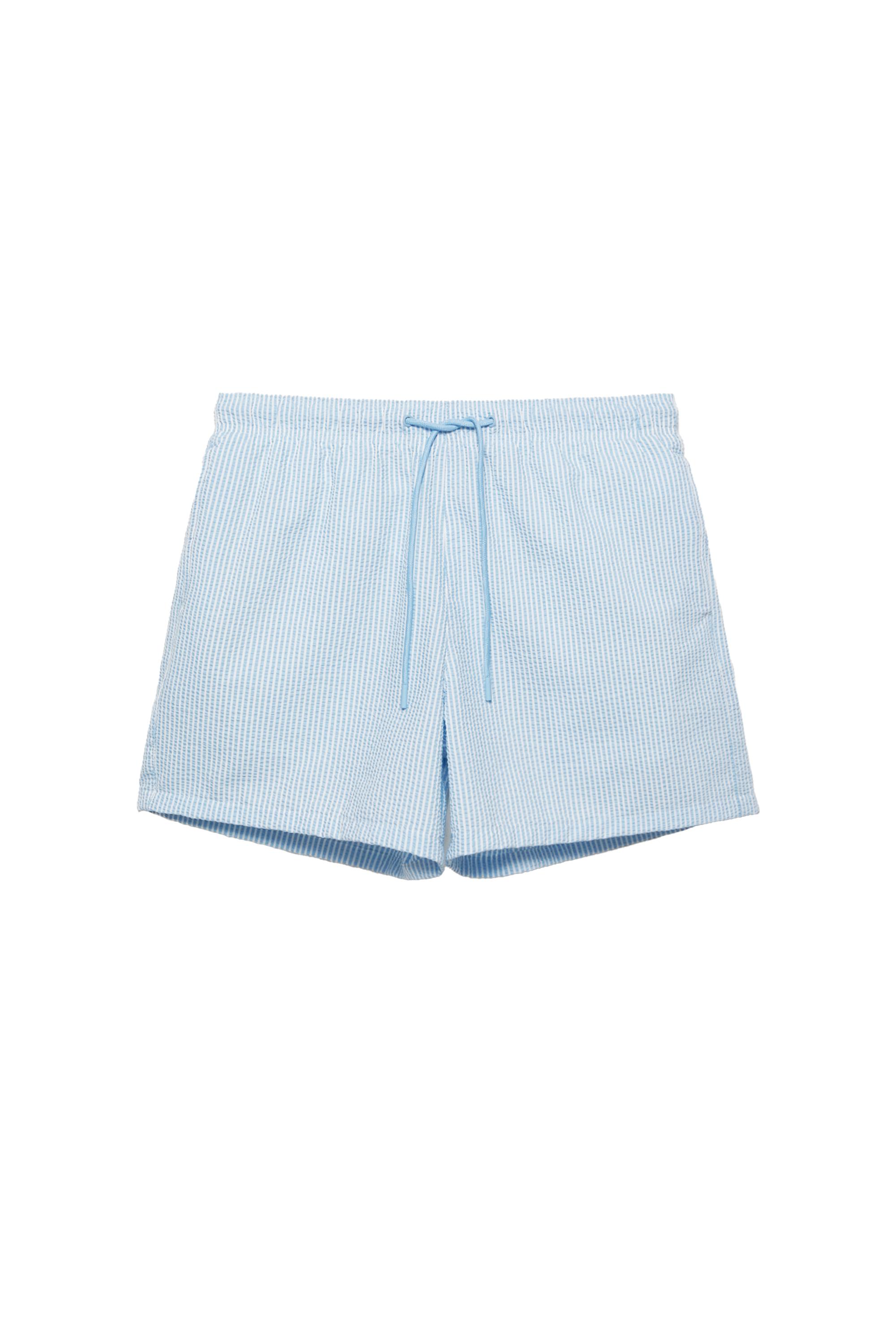 Gofre kumaş çizgili mayo - Görsel 22