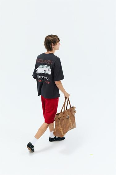 Honda Civic Graphic T-shirt — Anthracite grey 8