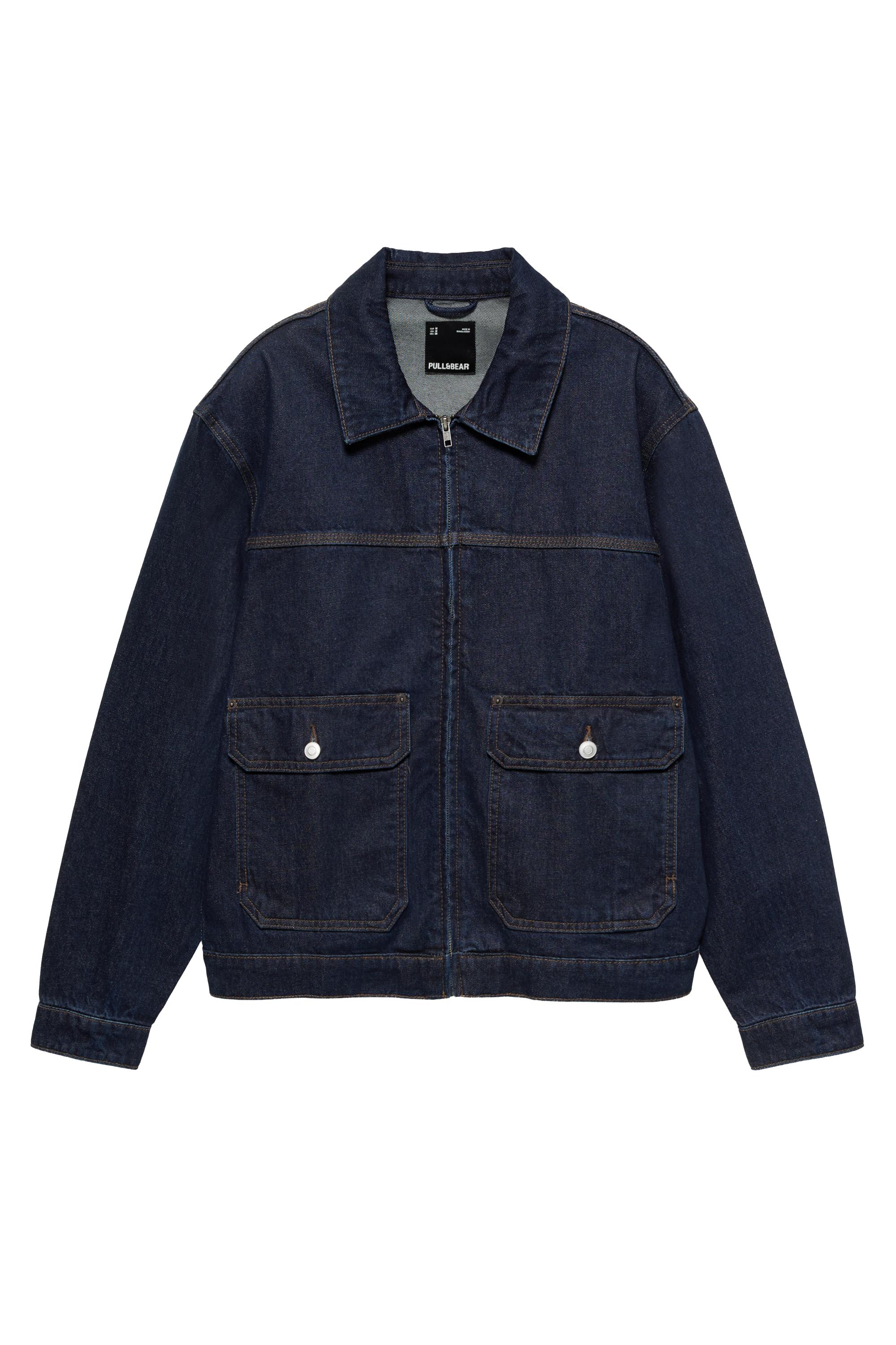 Pull&Bear Cepli denim ceket görsel 2