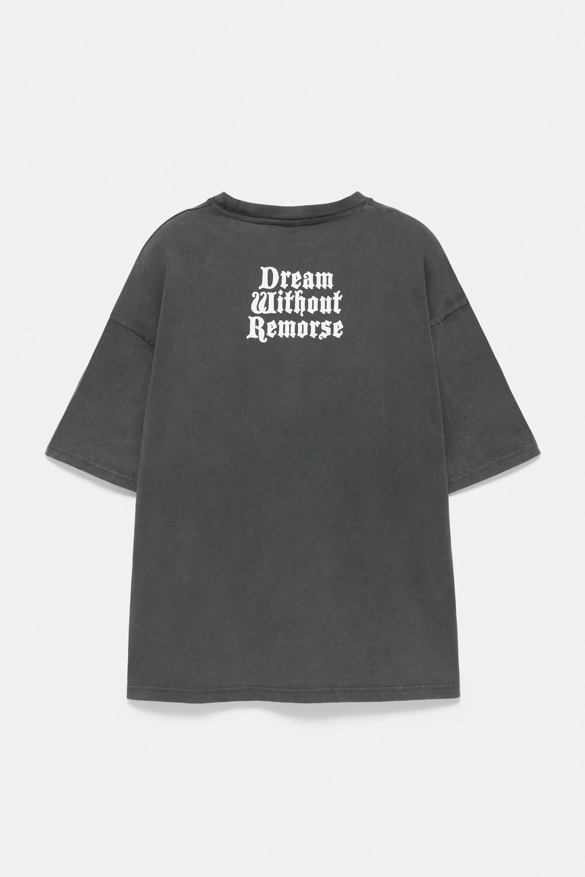 Acid wash STWD T-shirt — Black