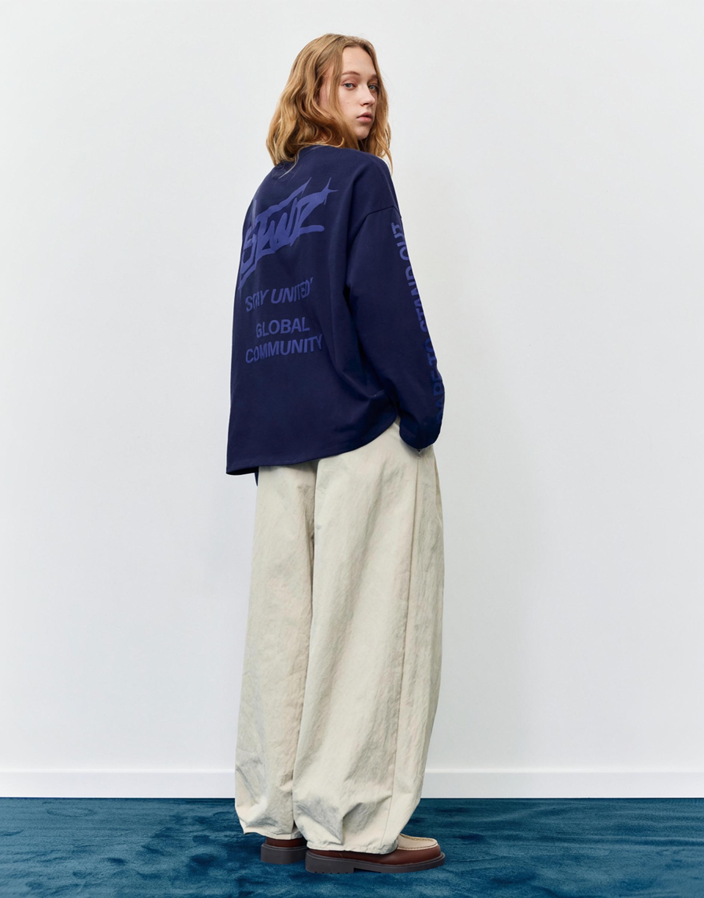 STWD graphic T-shirt — Navy