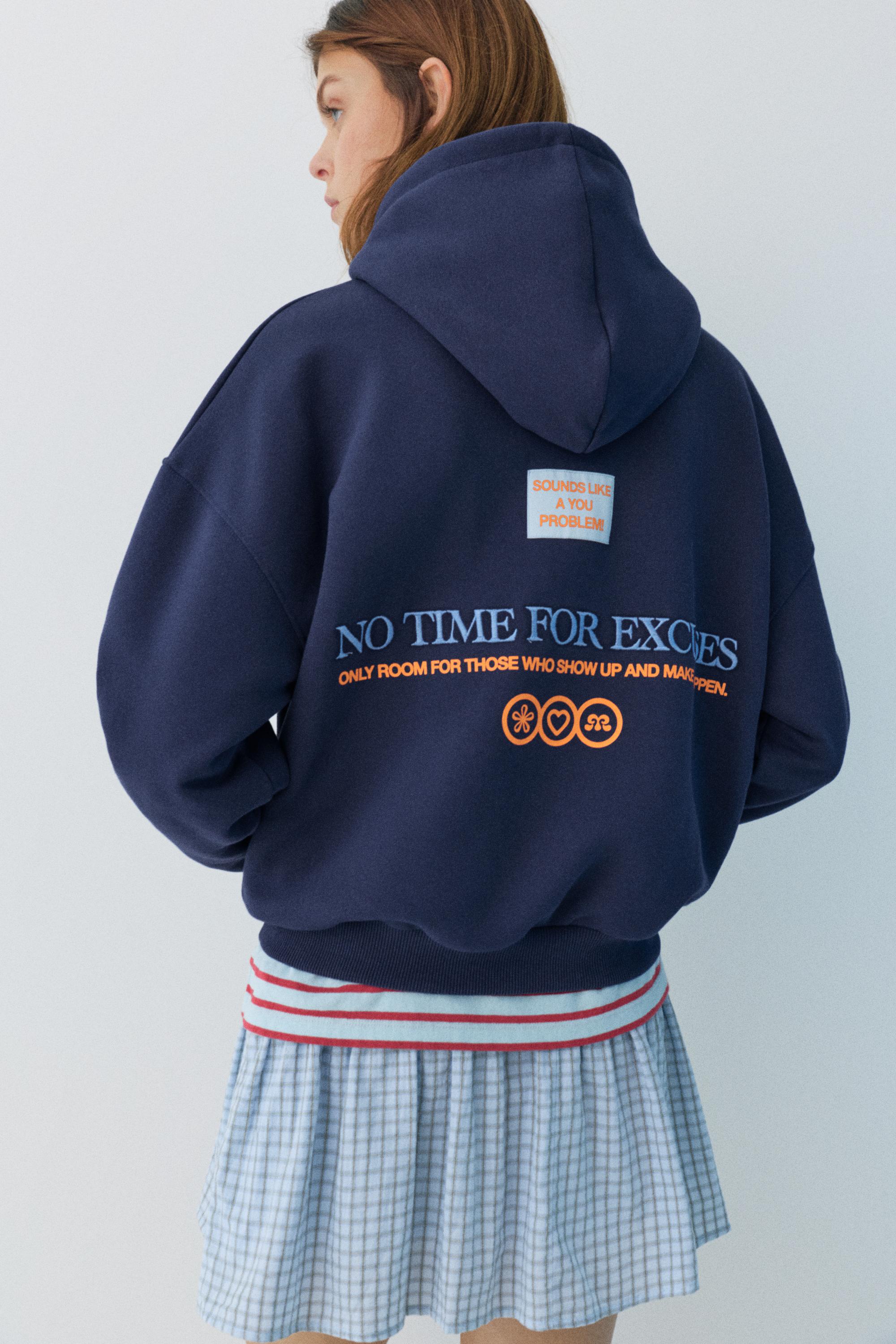 Kapuzen-Sweatshirt Mit Grafik