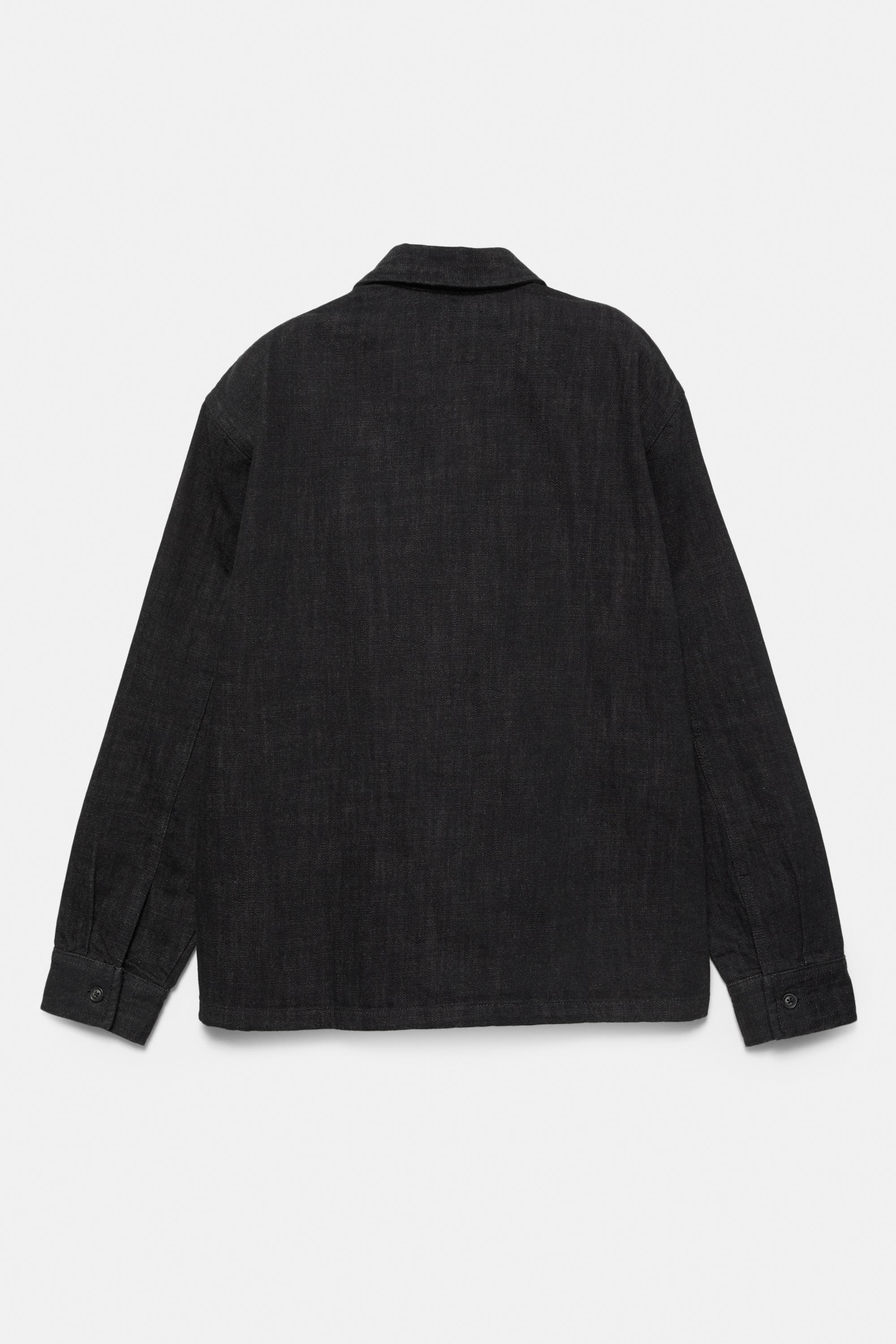 Cepli denim ince ceket - Görsel 3