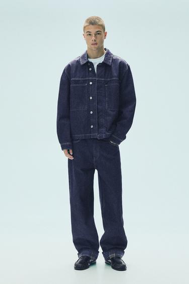 Denim jacket with pockets — Navy 5