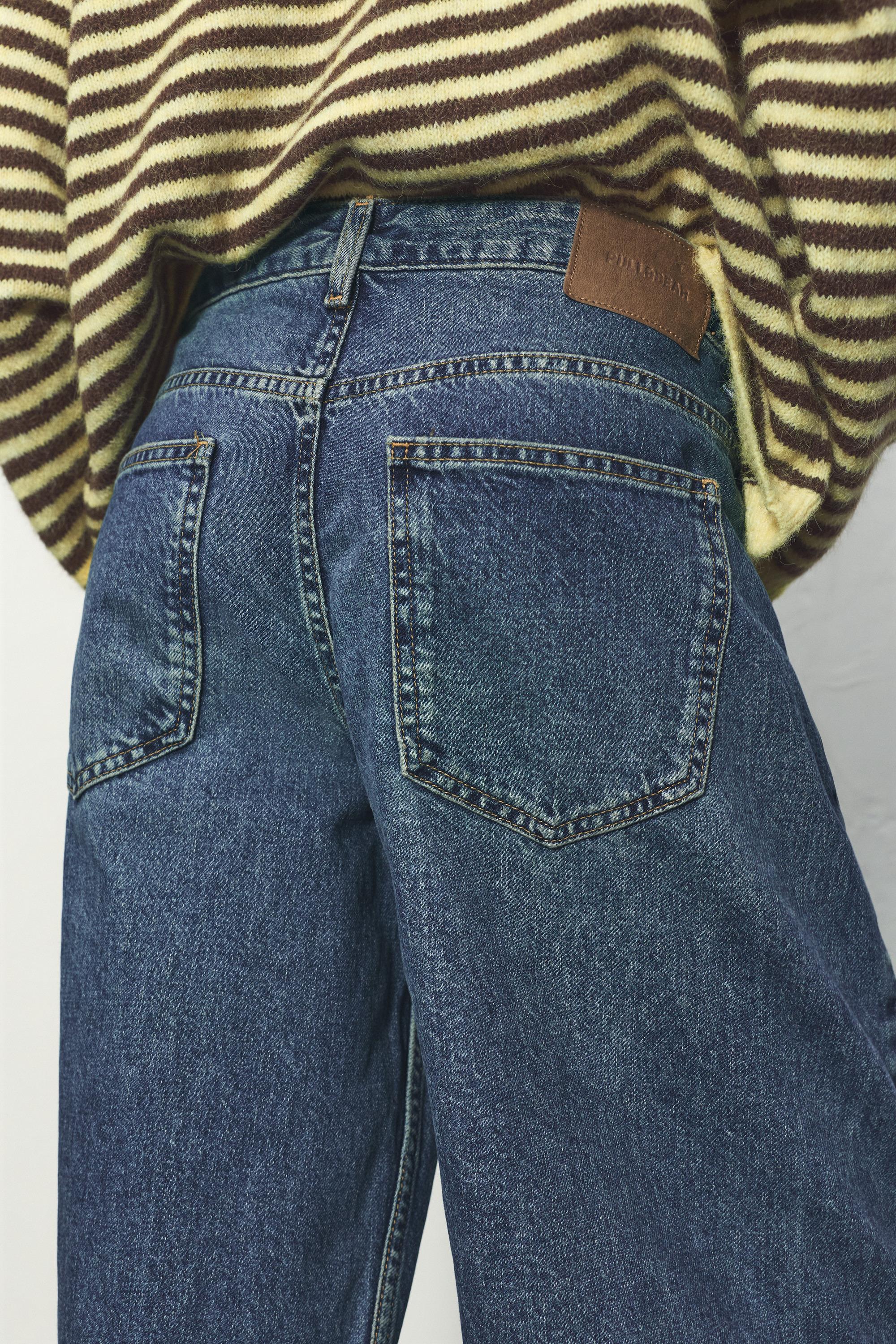 Düşük bel barrel jean - Görsel 23