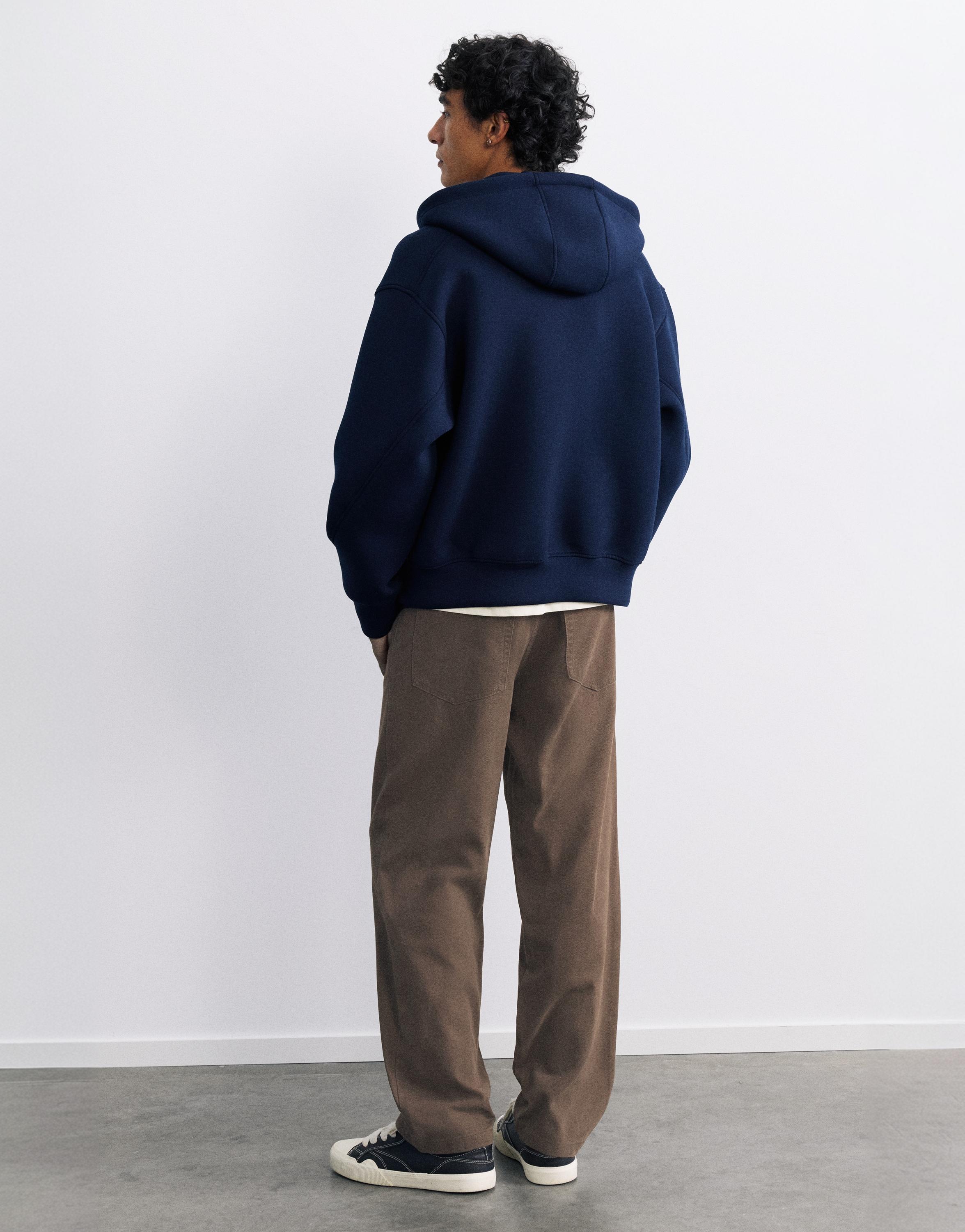 Straight-leg trousers — Brown