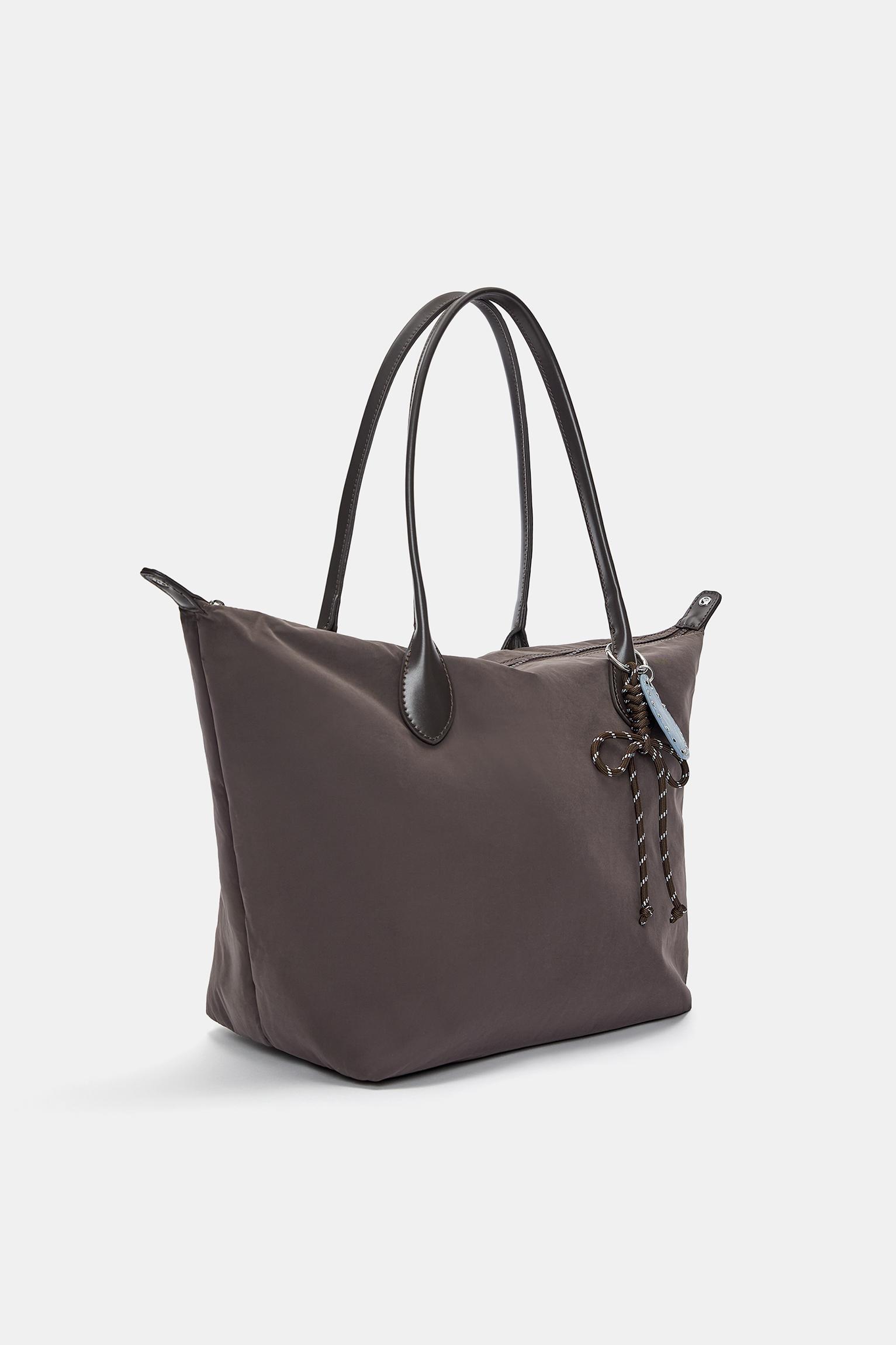 Süslemeli naylon shopper çanta - Görsel 45