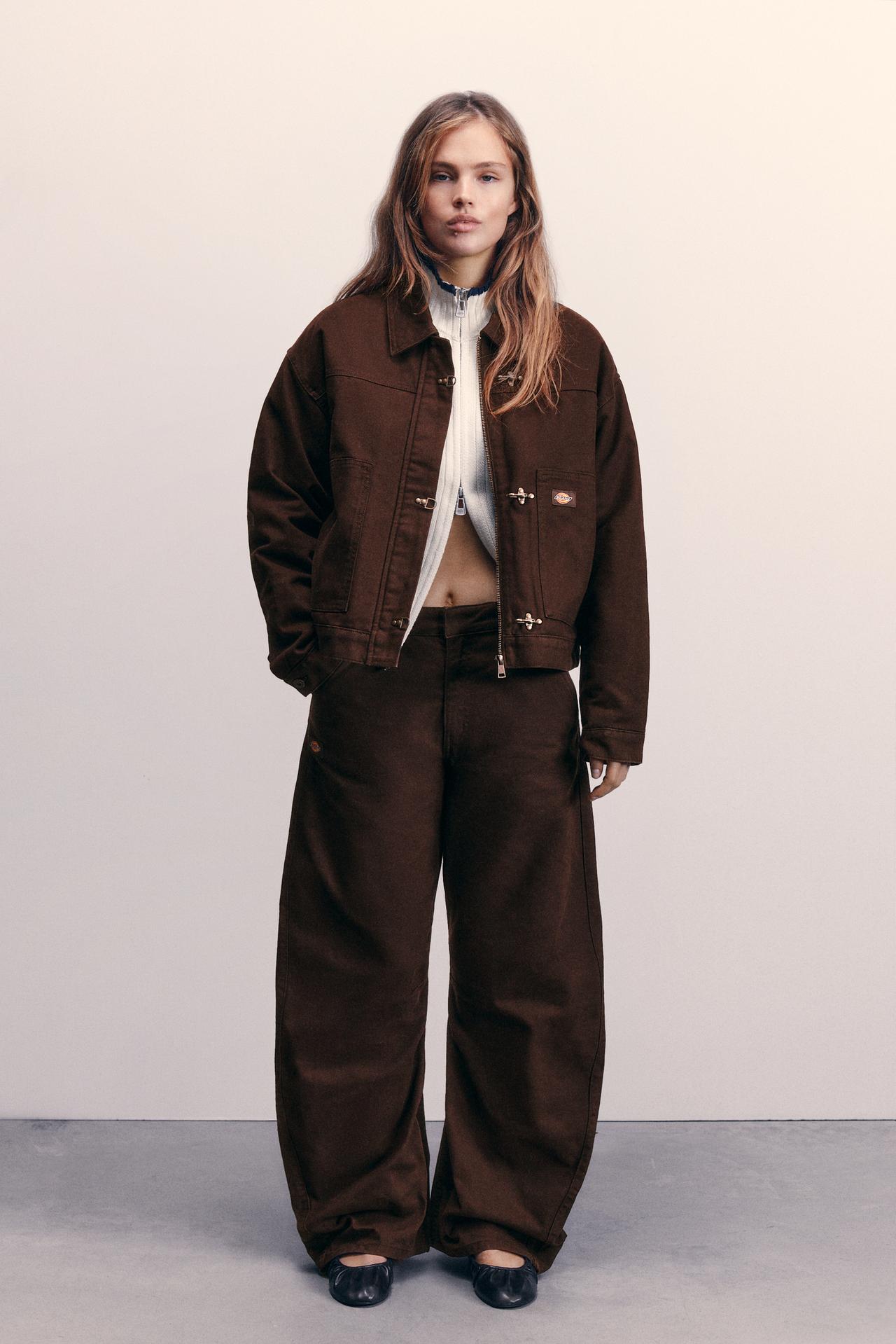 Dickies fireman clasp jacket — Brown