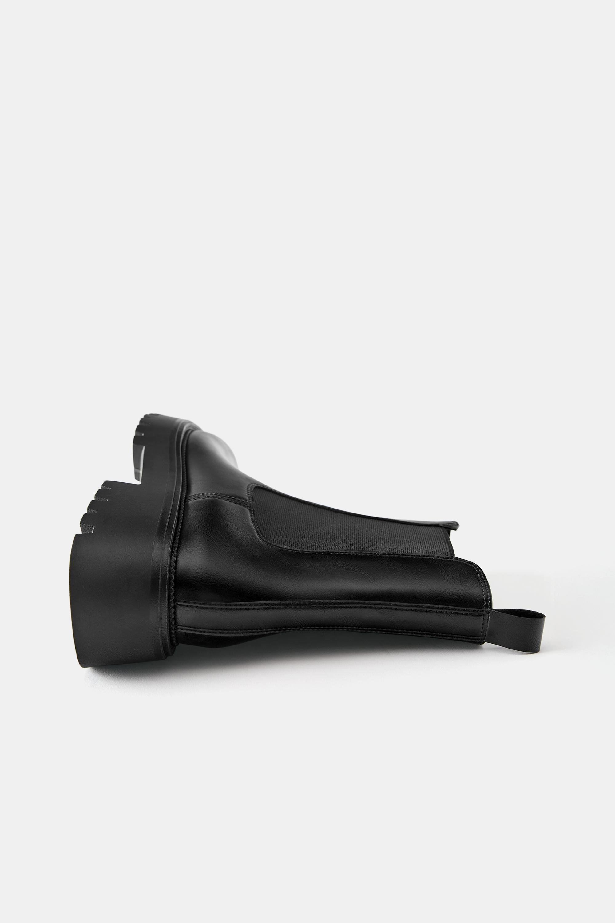 Flat Chelsea ankle boots — Black