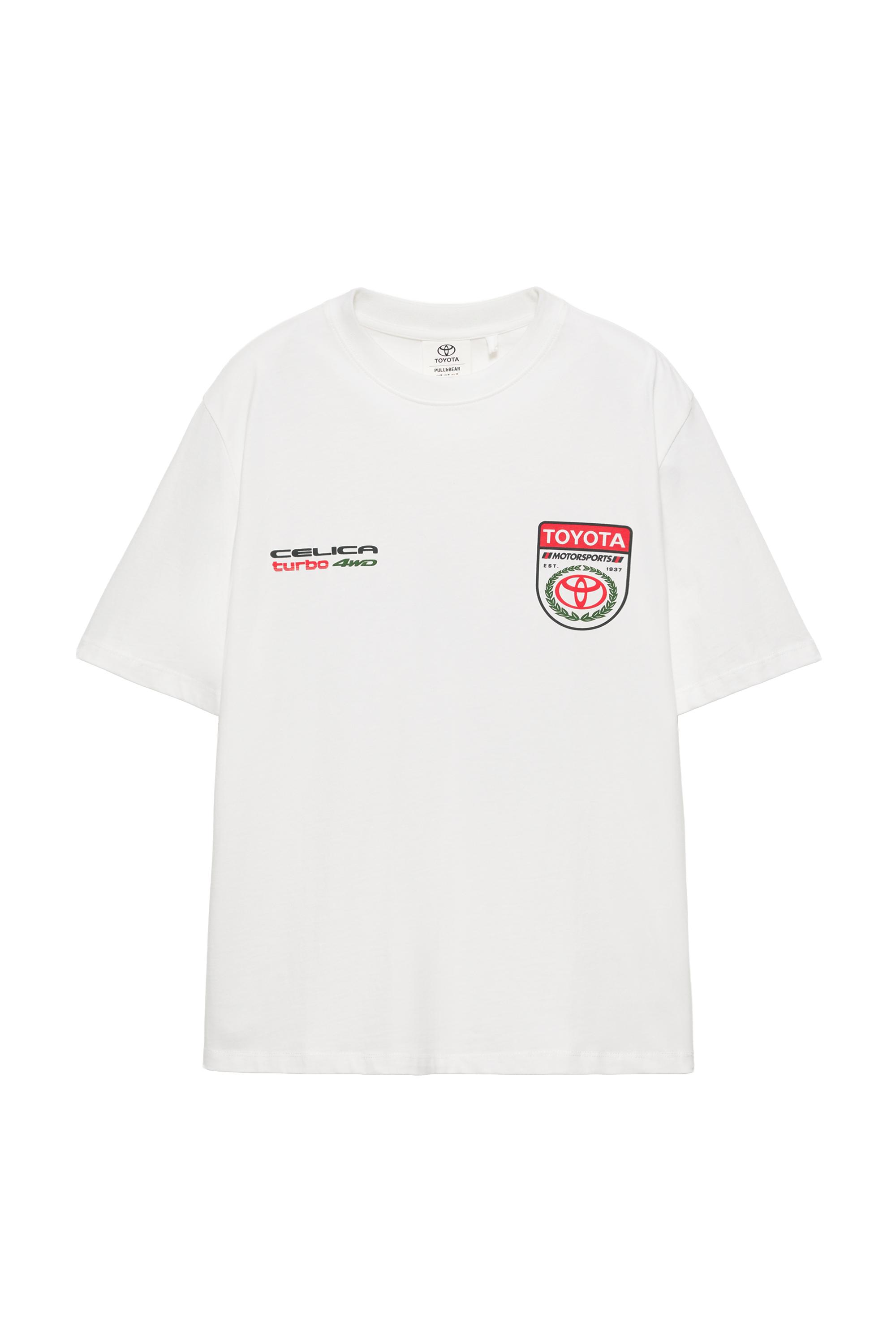 Pull&Bear Toyota regular fit tişört görsel 3
