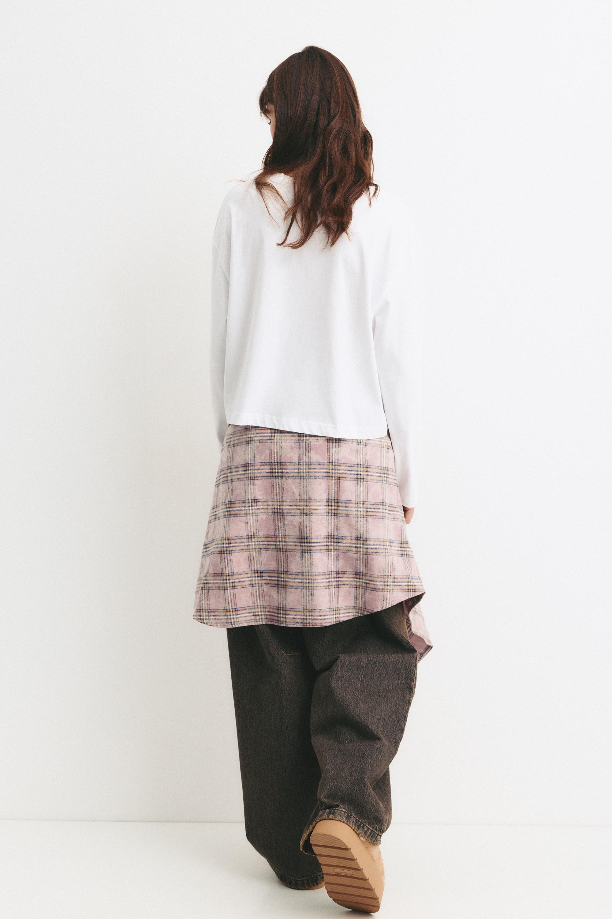 Uzun kollu boxy t-shirt - Görsel 19