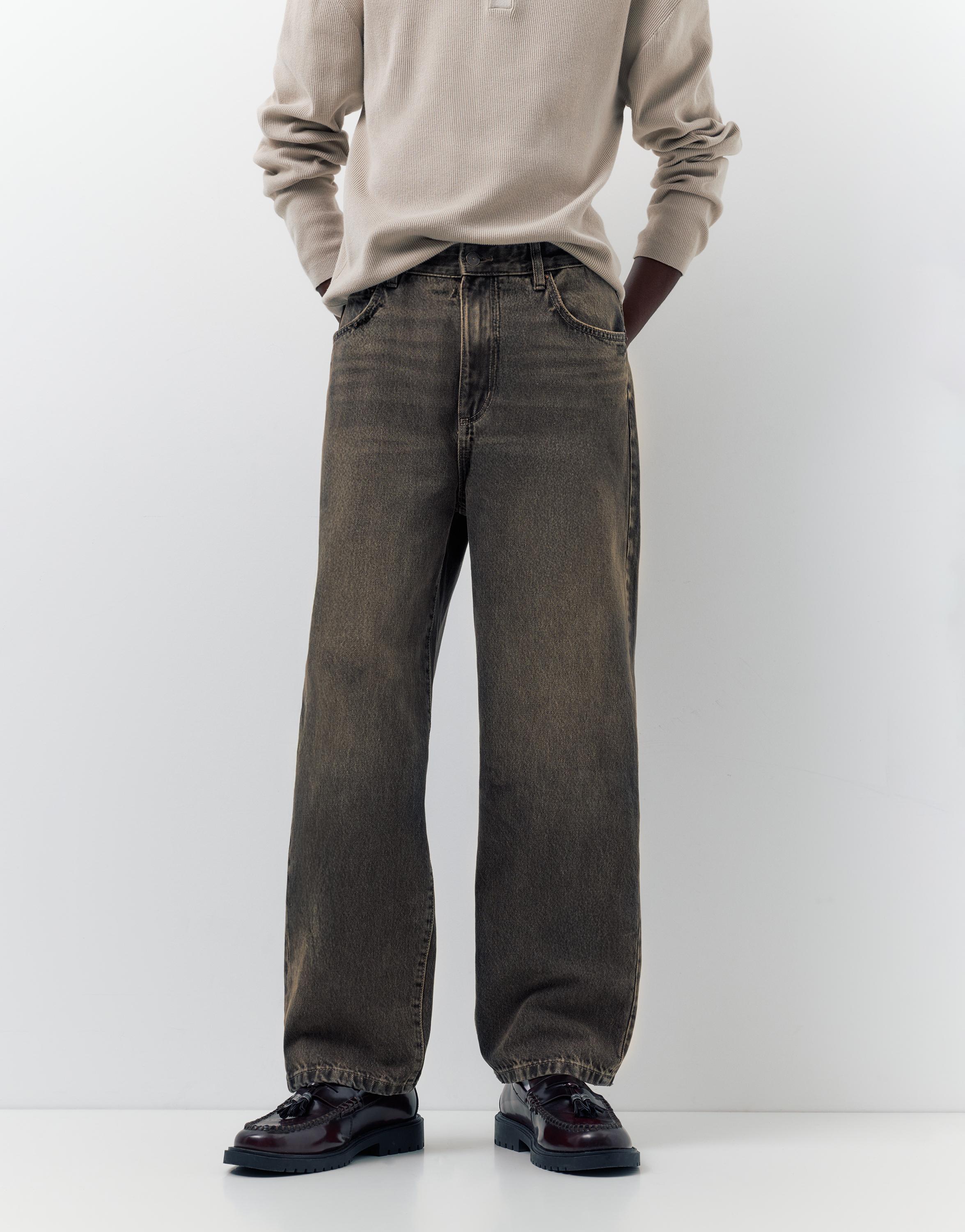 Baggy jeans — Black/Gold