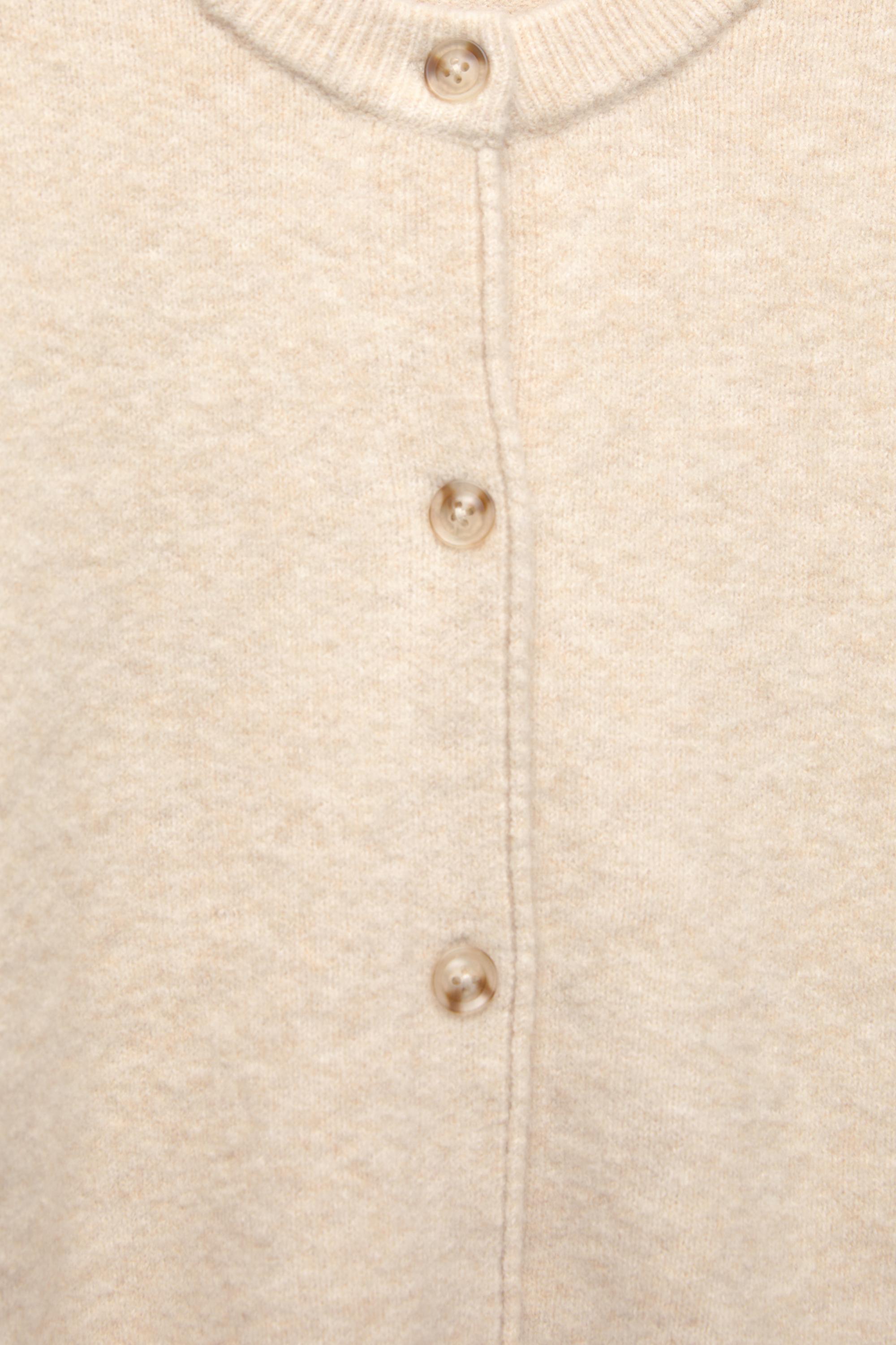Soft knit cardigan — Sand