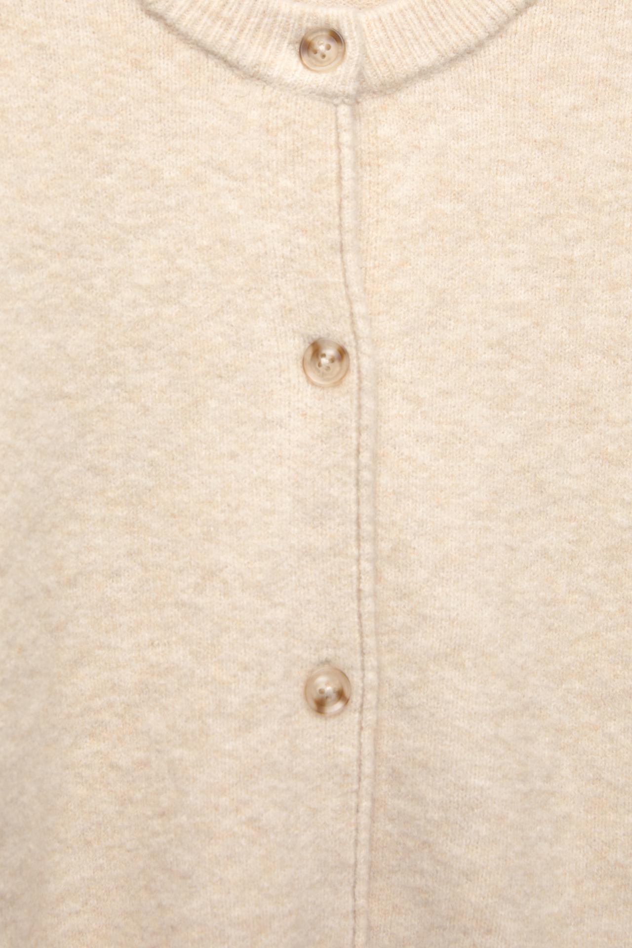 Soft-touch cardigan — Sand