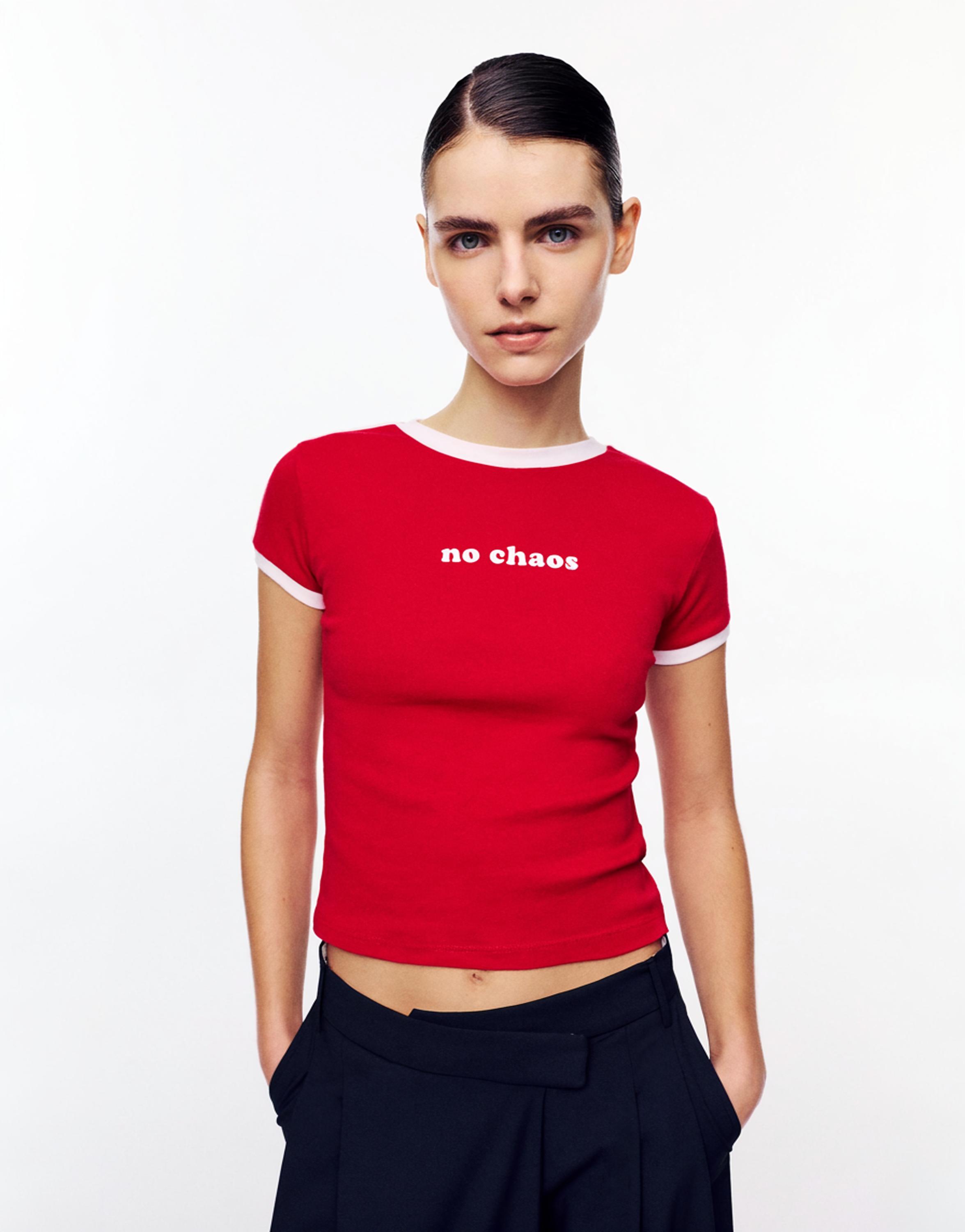 Slim fit grafik t-shirt - Görsel 7