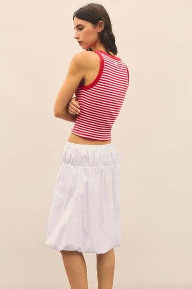 Striped tank top — Pale pink 2