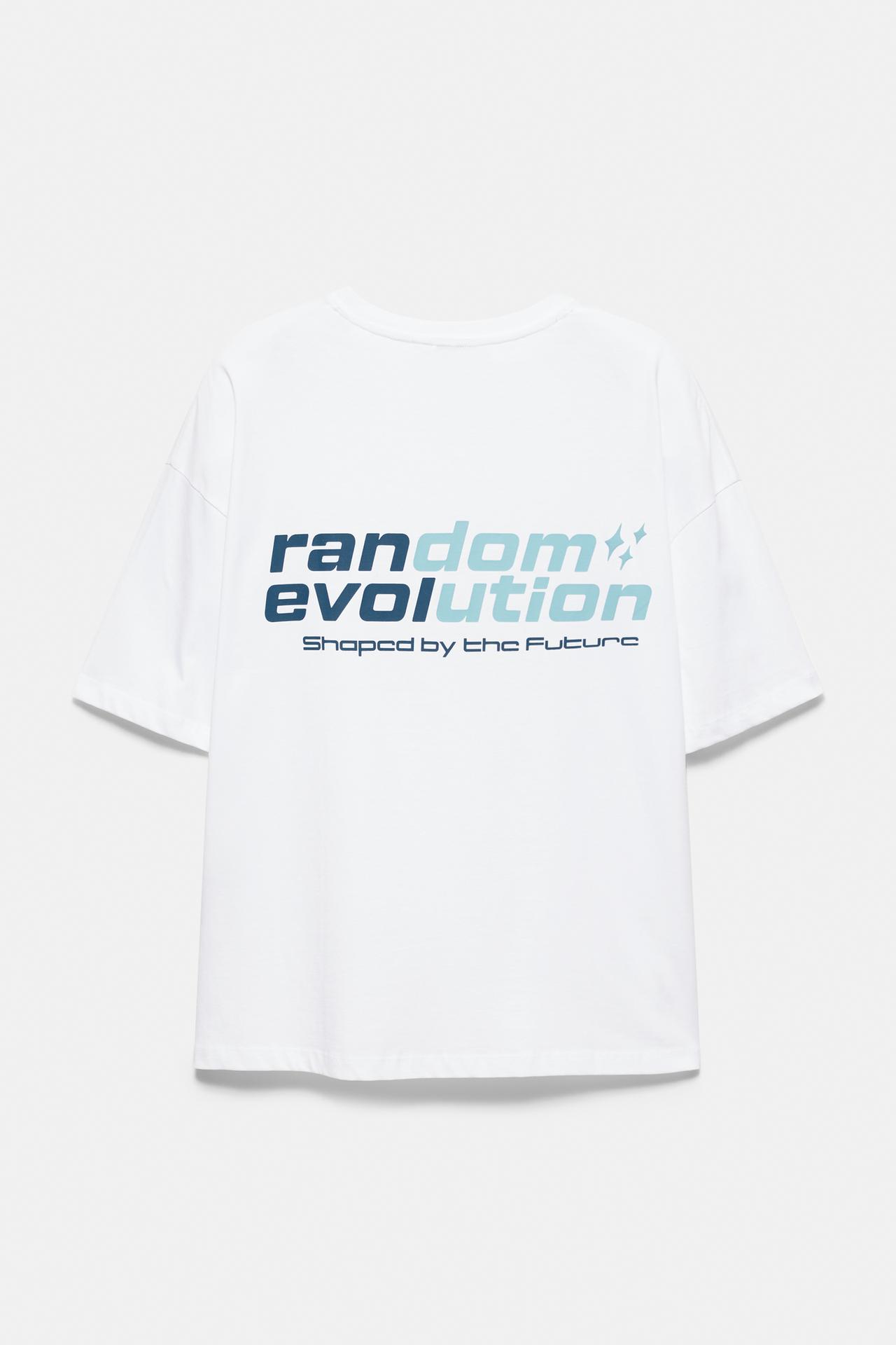 STWD boxy graphic T-shirt — White