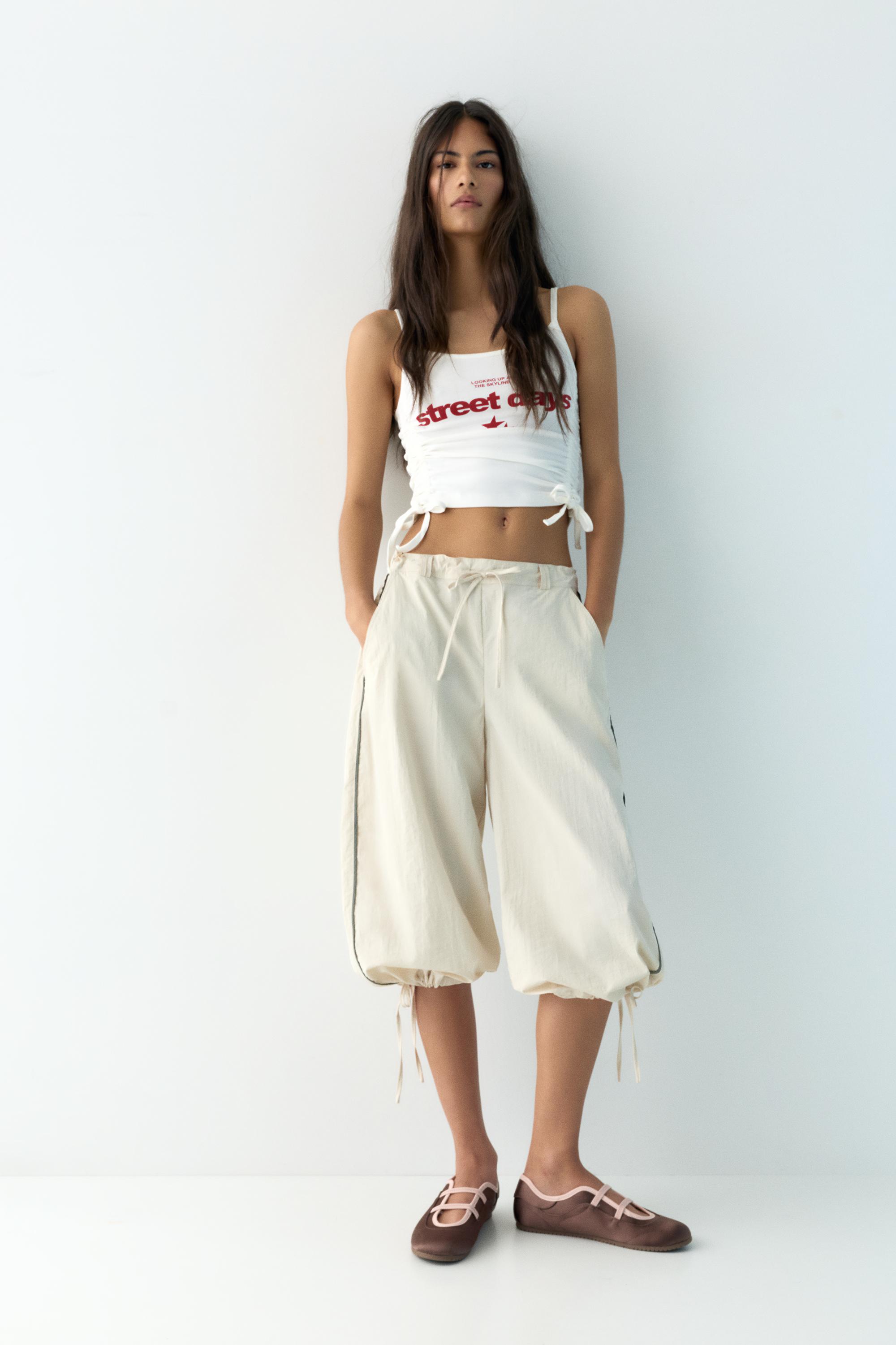 Teknik kapri şalvar pantolon - Görsel 14