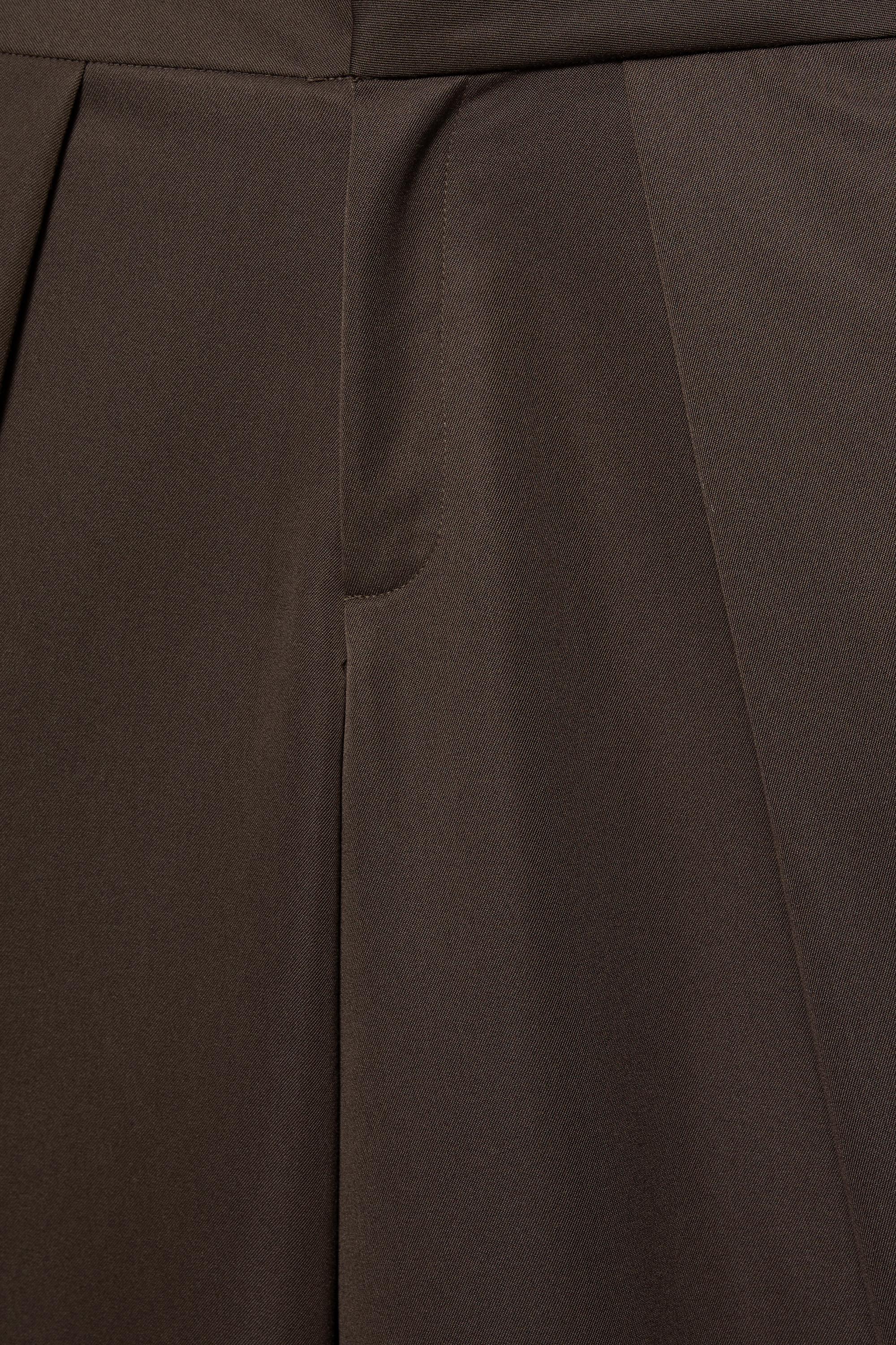 Pull&Bear Pileli tailored fit balon süet pantolon