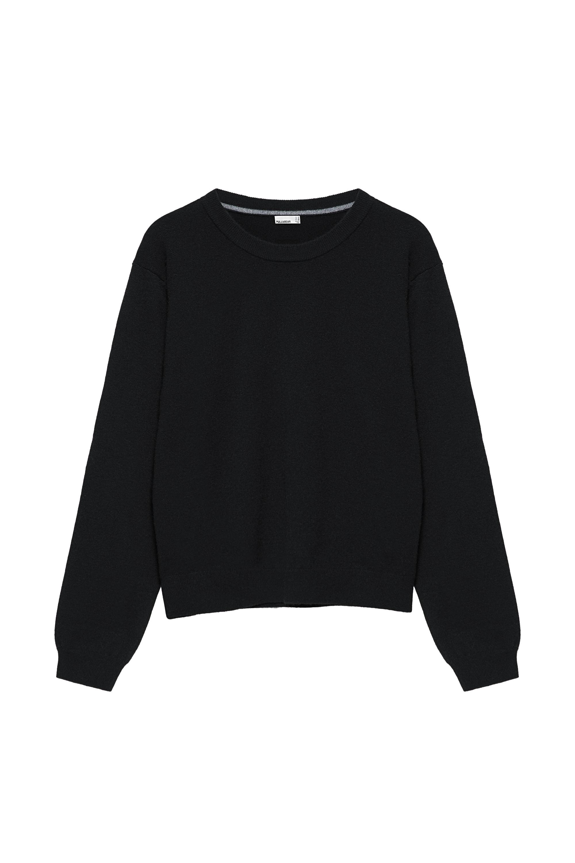 Pull&Bear Yumuşak örgü kazak görsel 8