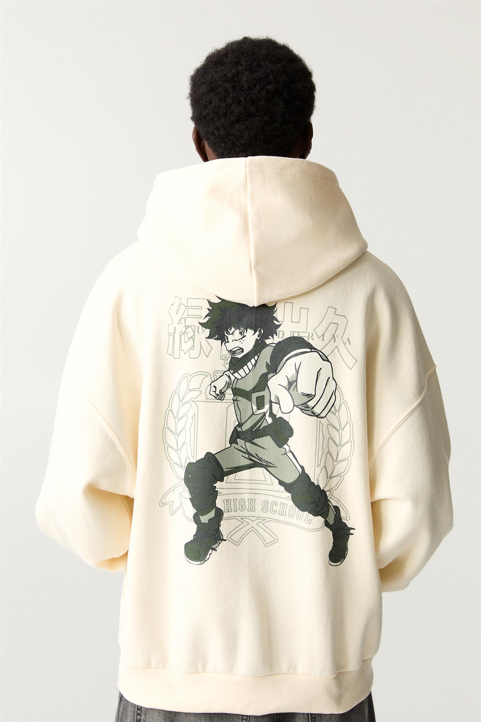 My Hero Academia hoodie - pull\u0026bear