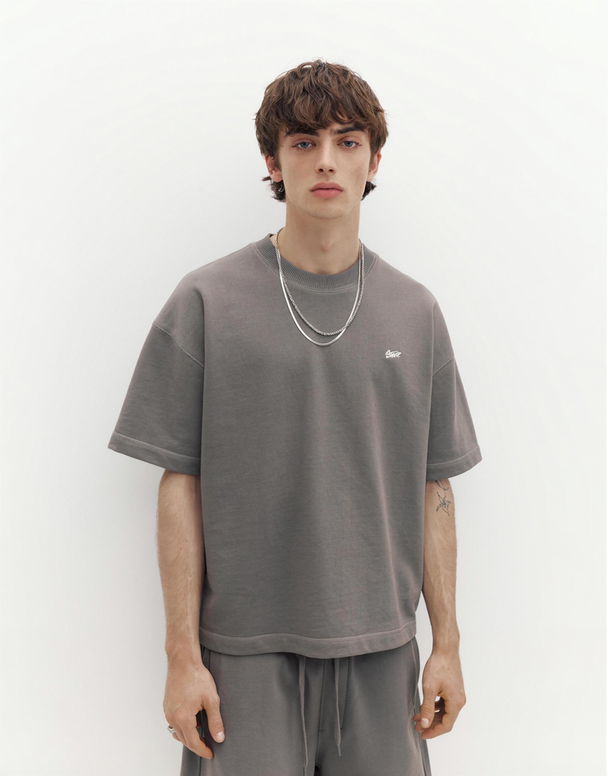 Kısa kollu logolu sweatshirt - Görsel 101