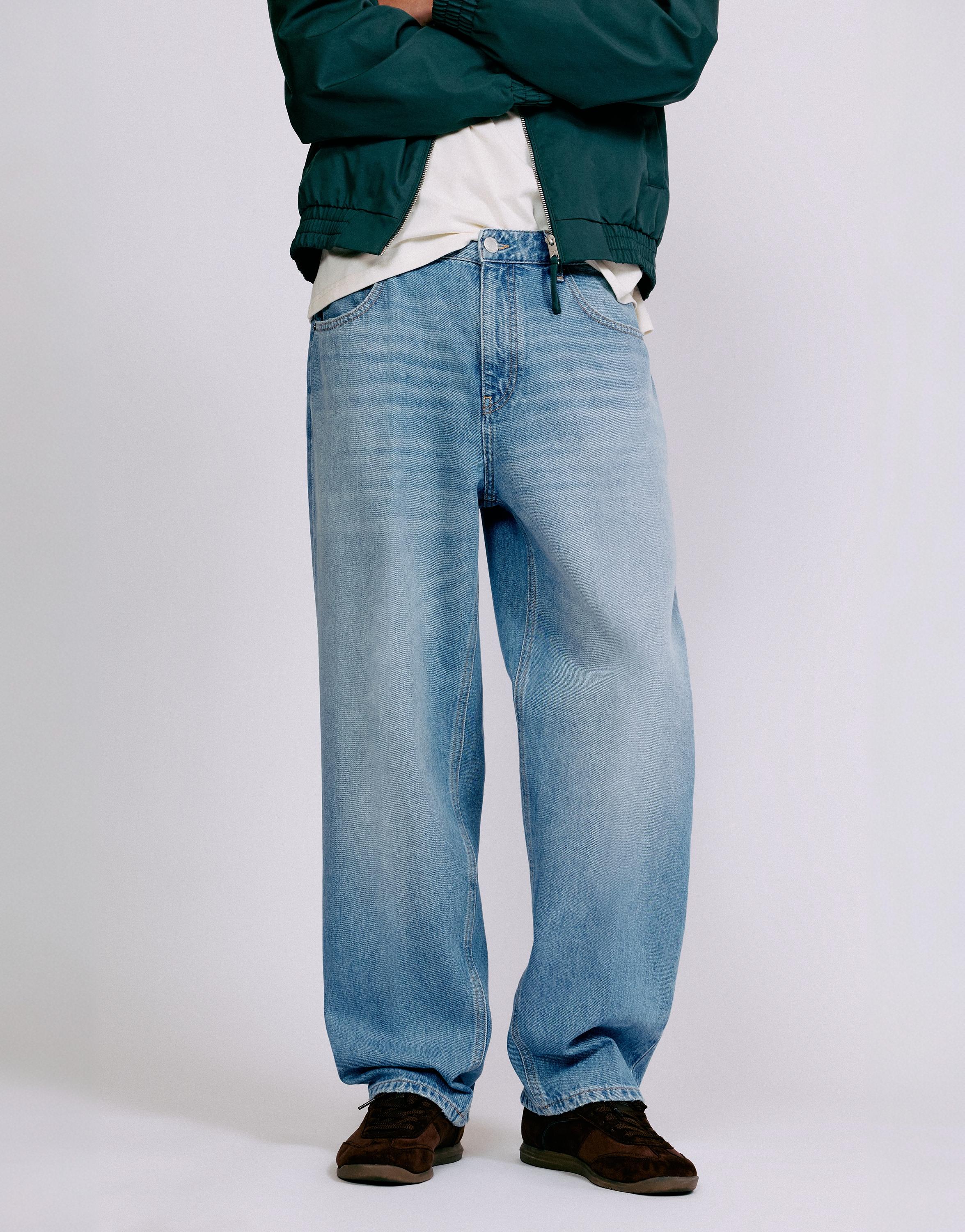 Relaxed baggy jeans — Medium blue