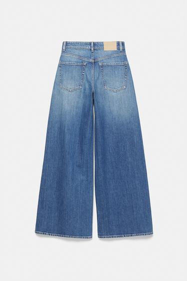 Super wide-leg comfort jeans — Dark blue 8