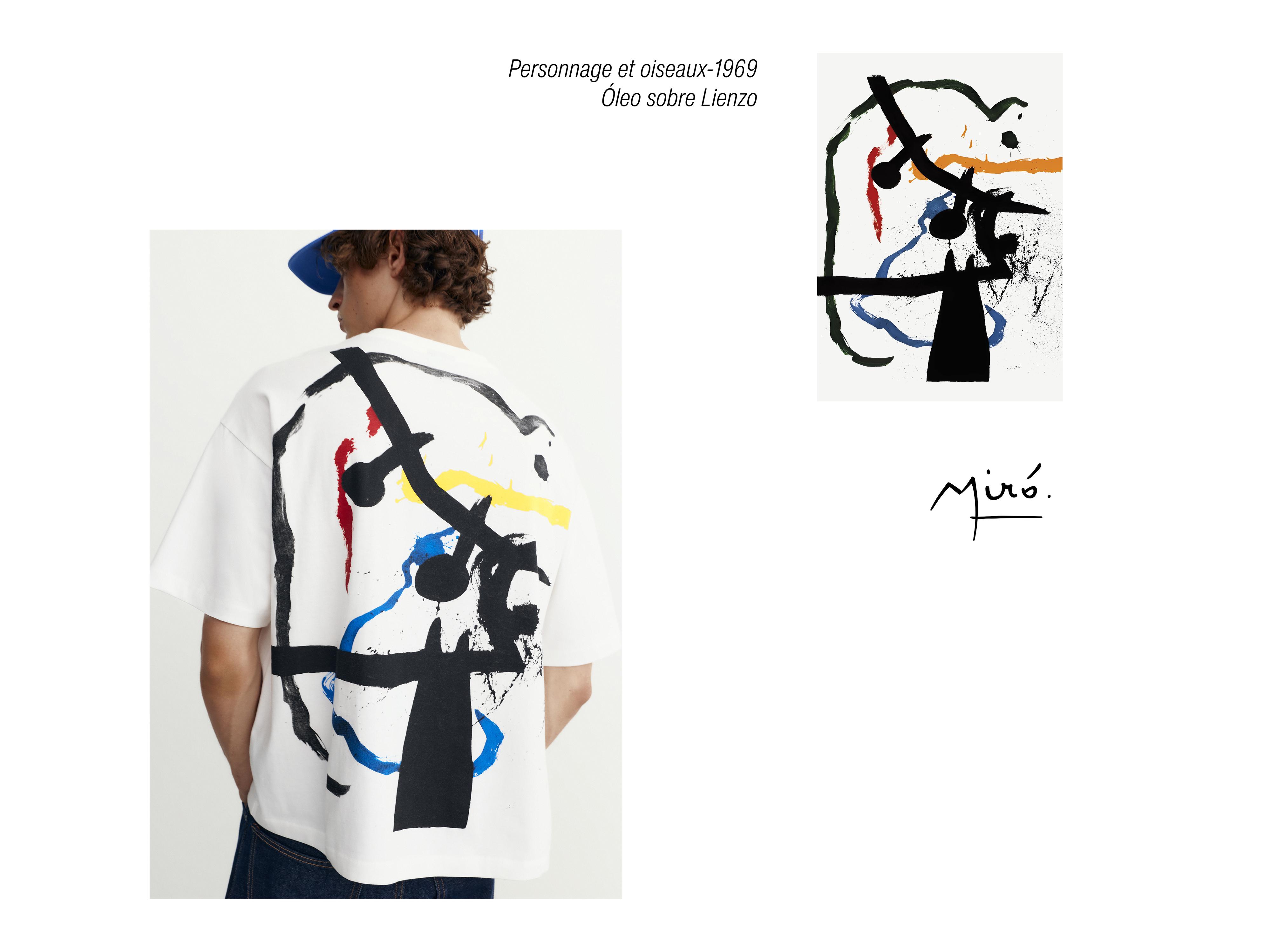 Relaxed fit Miró T-shirt — Off white