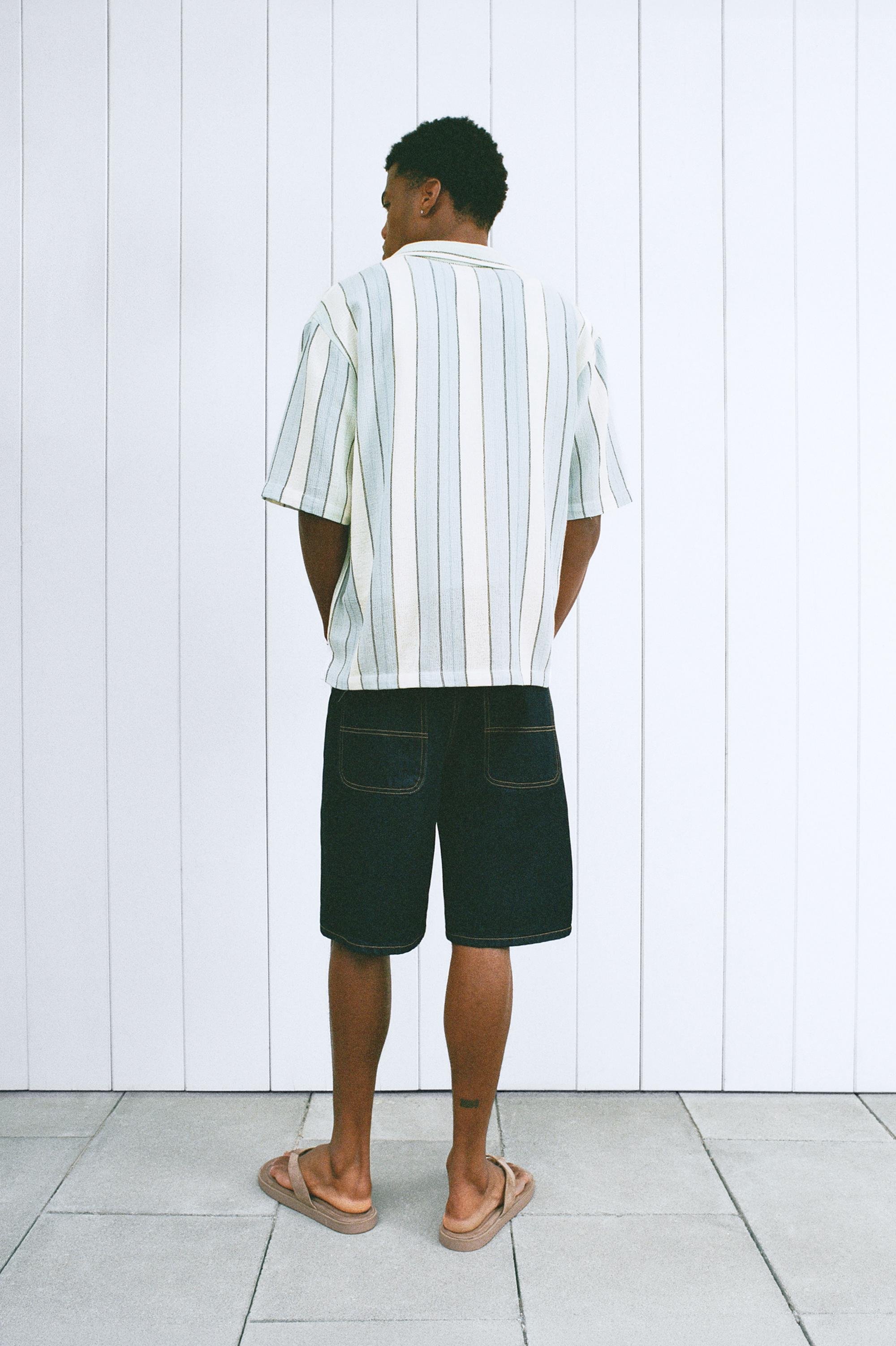 Striped rustic shirt — Striped