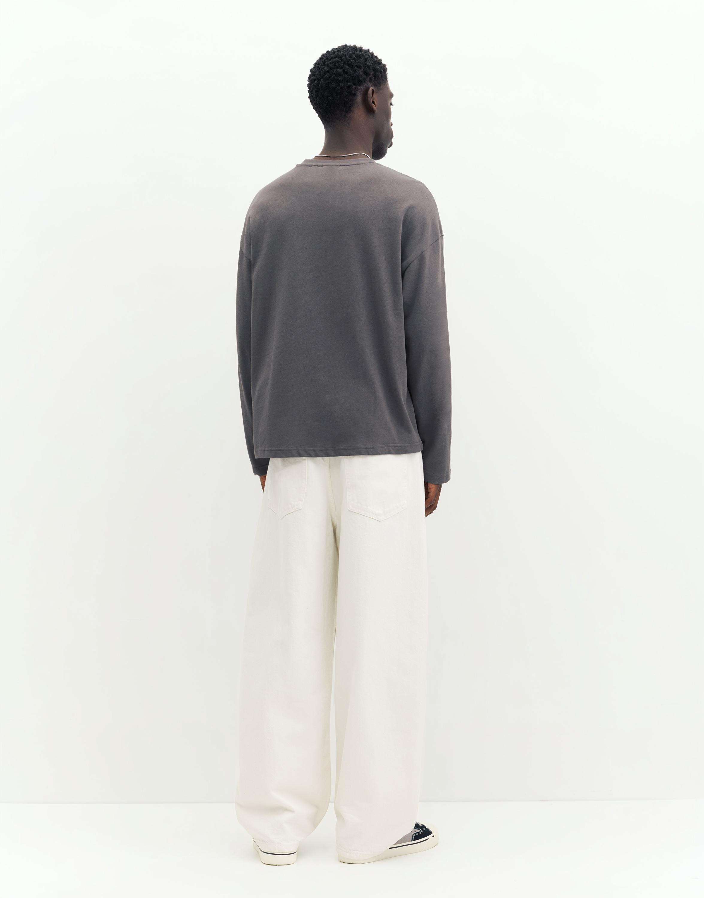 Heavy weight relaxed fit T-shirt — Anthracite grey
