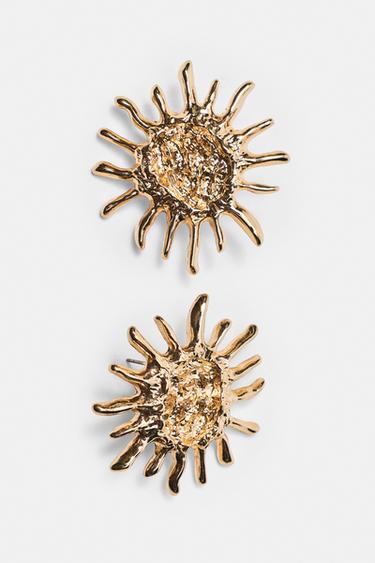 Sun earrings — Gold 3