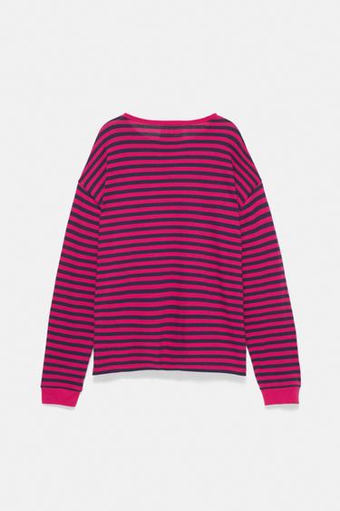 Long sleeve striped T-shirt — Striped 7