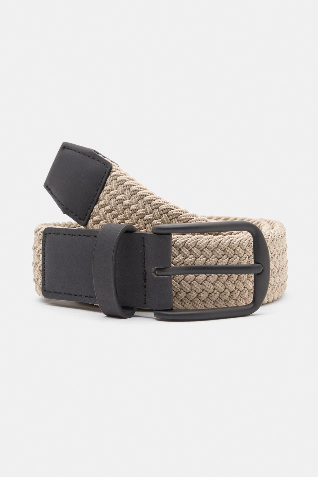 Ceinture élastique tissu tressé pull&bear - Main Image