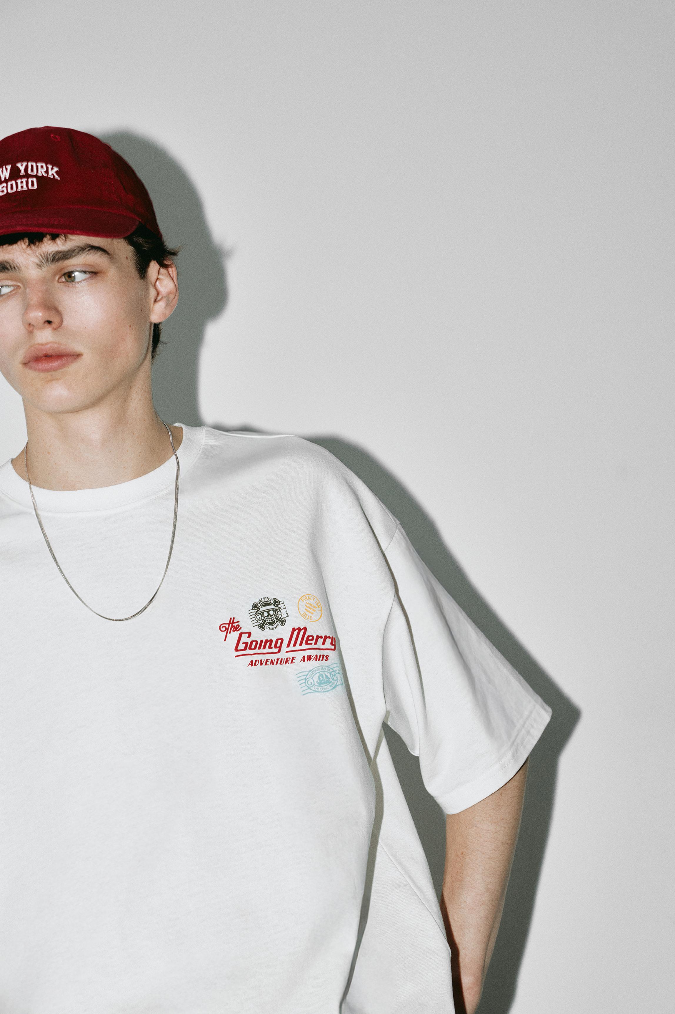 One Piece relaxed fit T-shirt — Off white