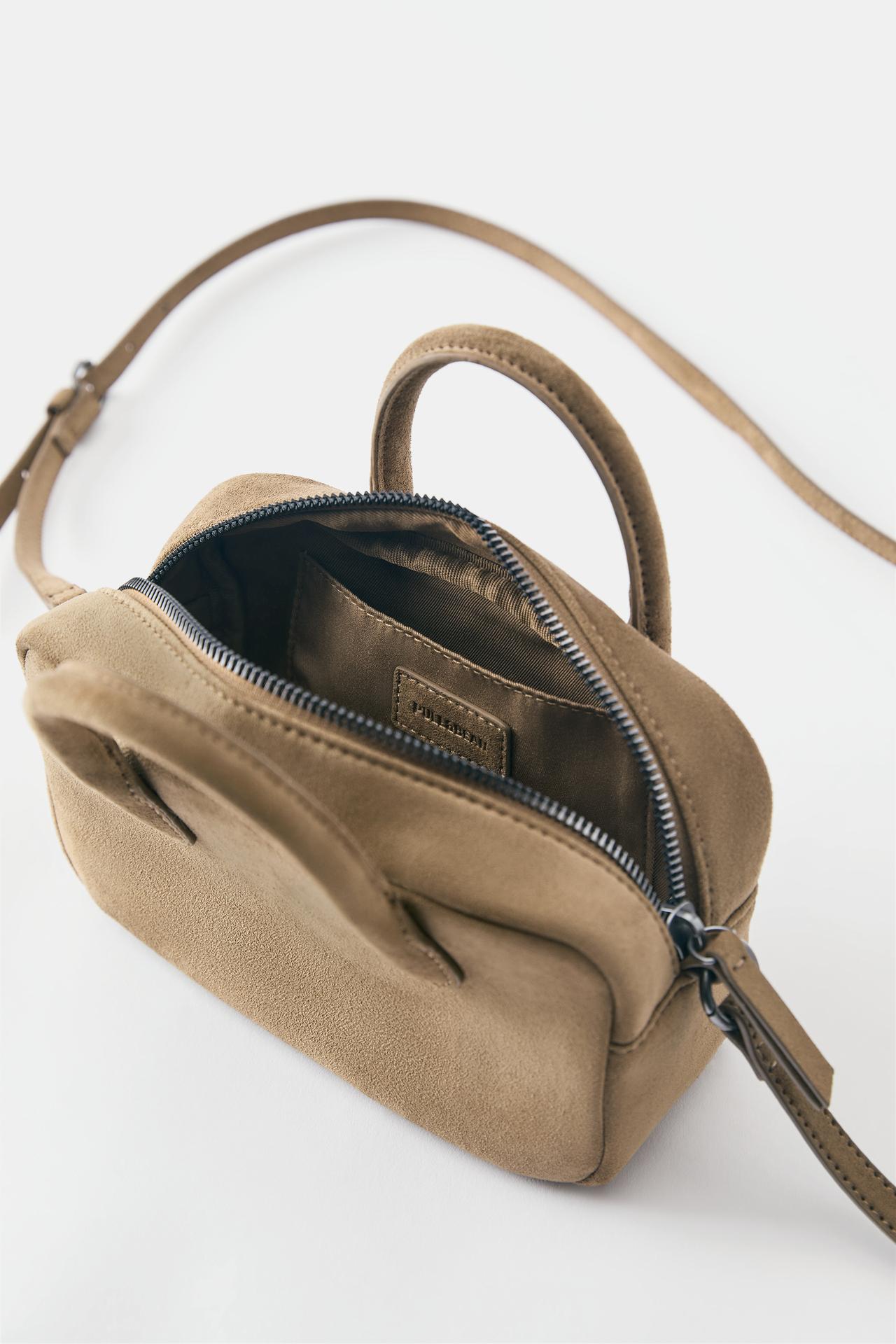 Mini crossbody bag — Camel