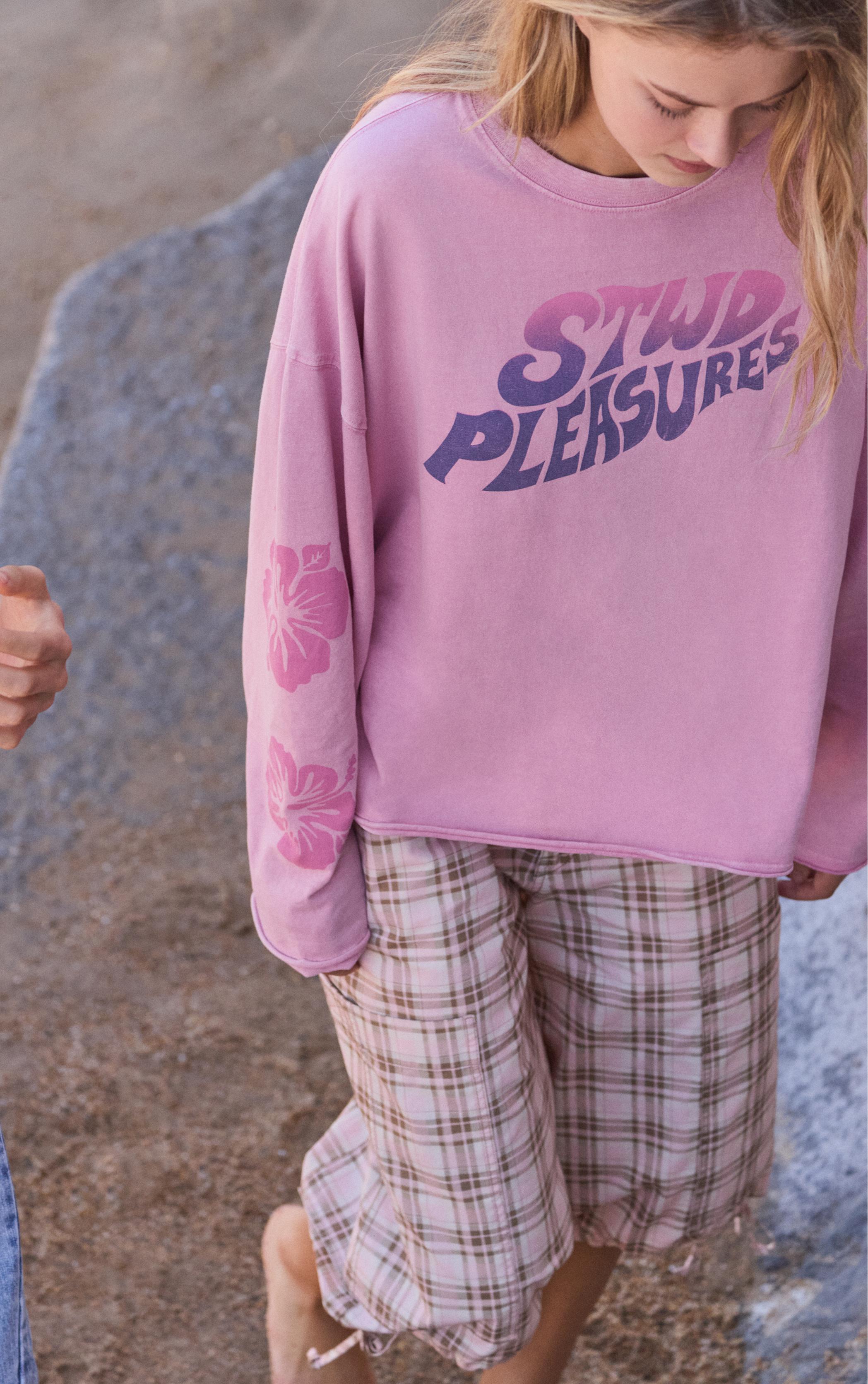 Pantaloni Capri Da Gaucho A Quadri Pleasures X Stwd