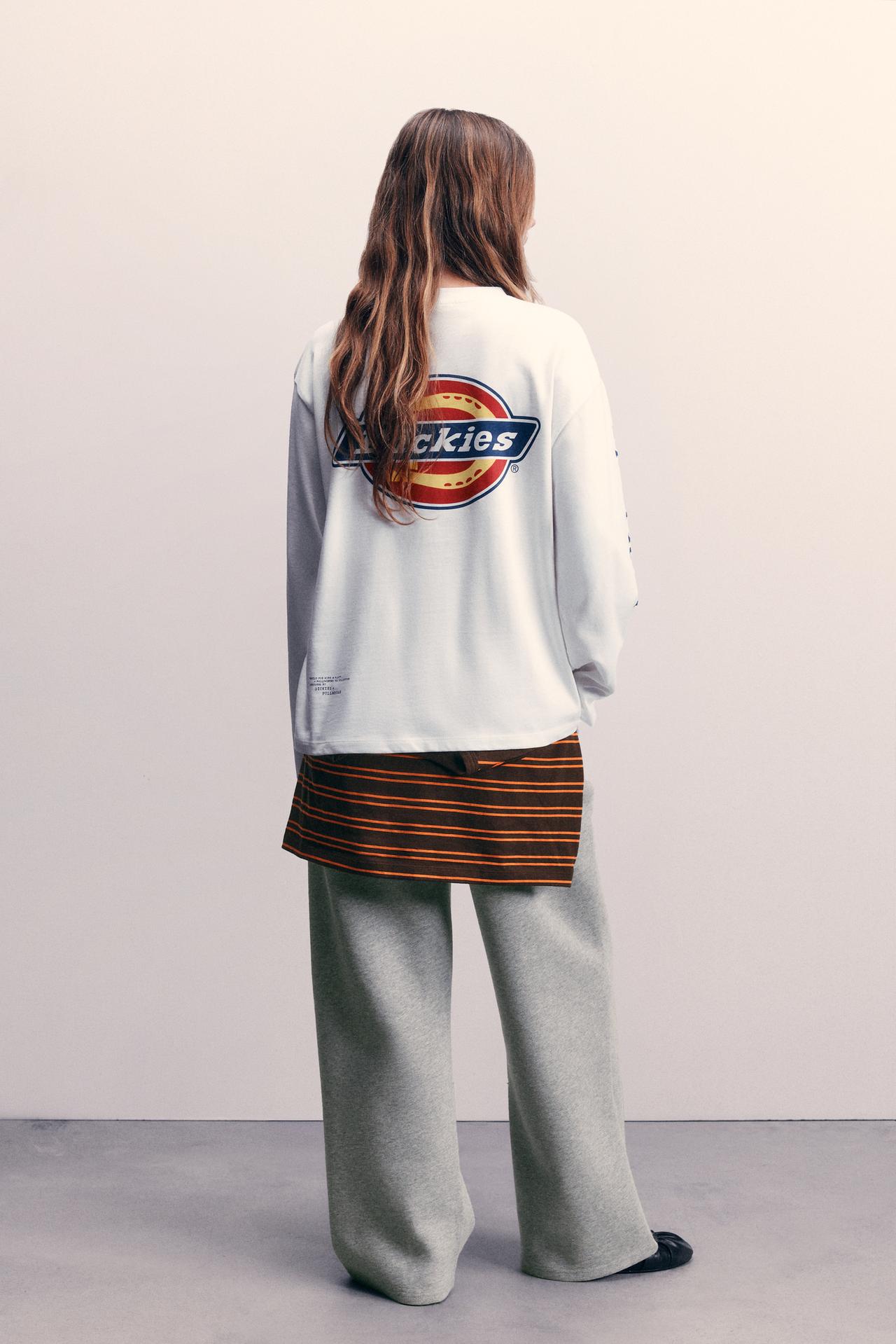 Dickies long sleeve T-shirt — Ice