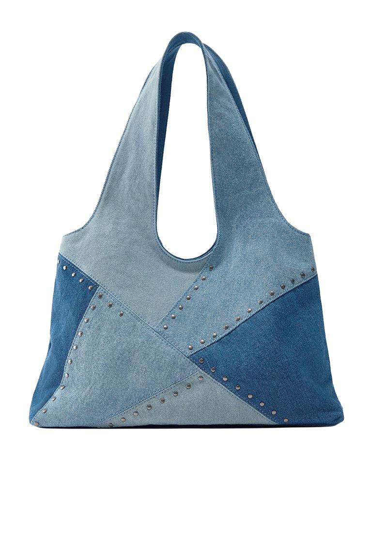 Denim patchwork shopper bag — Jeans