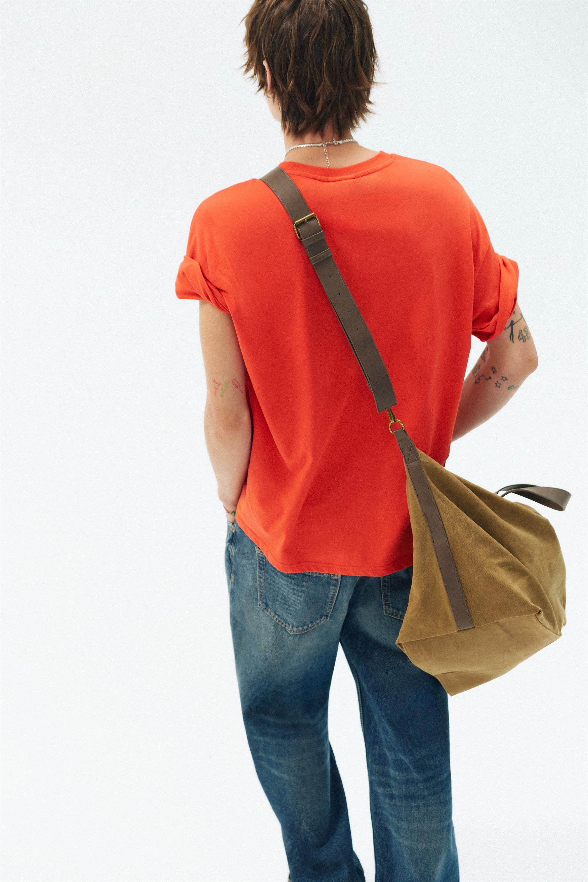 Relaxed fit Honda logo T-shirt — Red