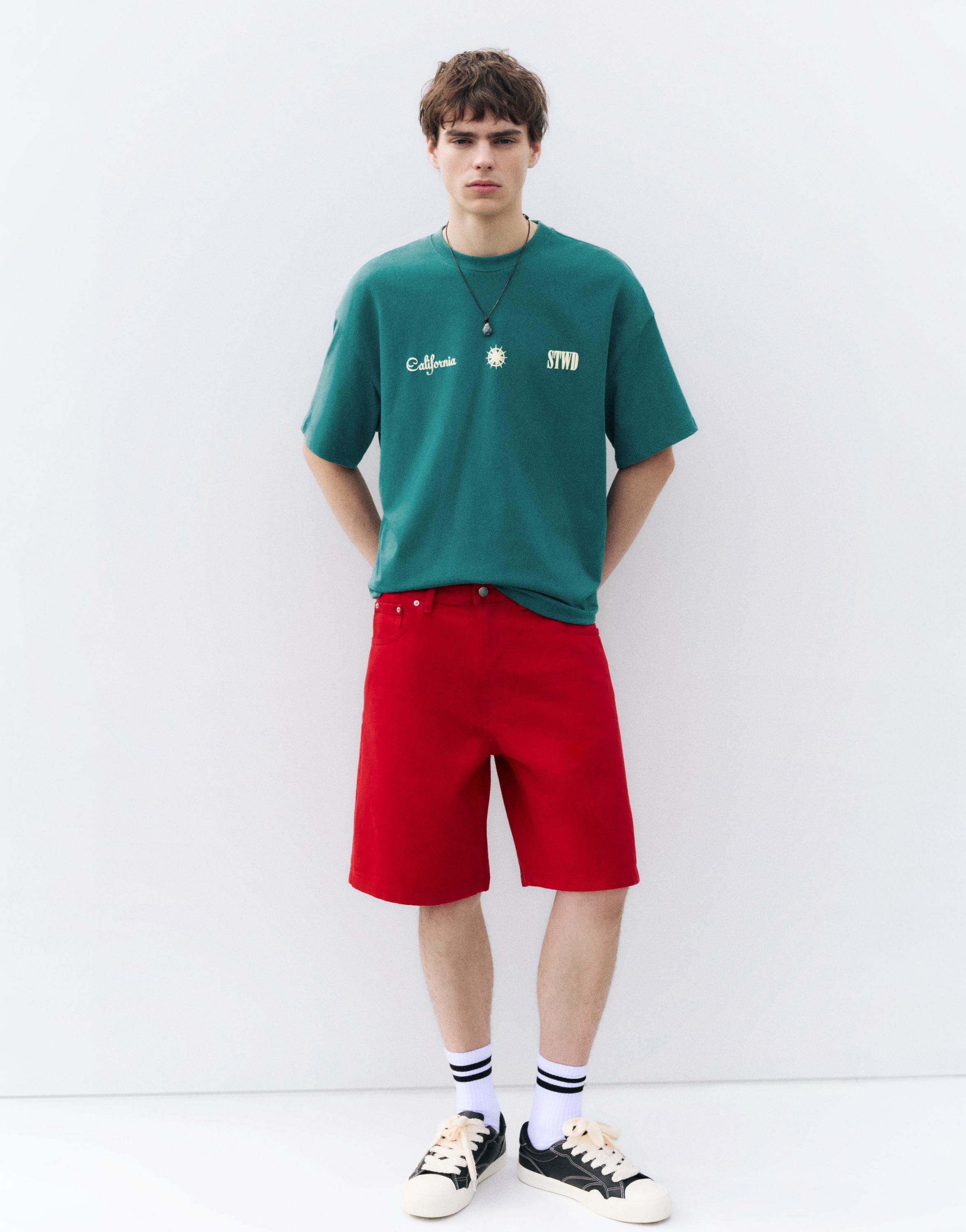STWD boxy T-shirt — Green