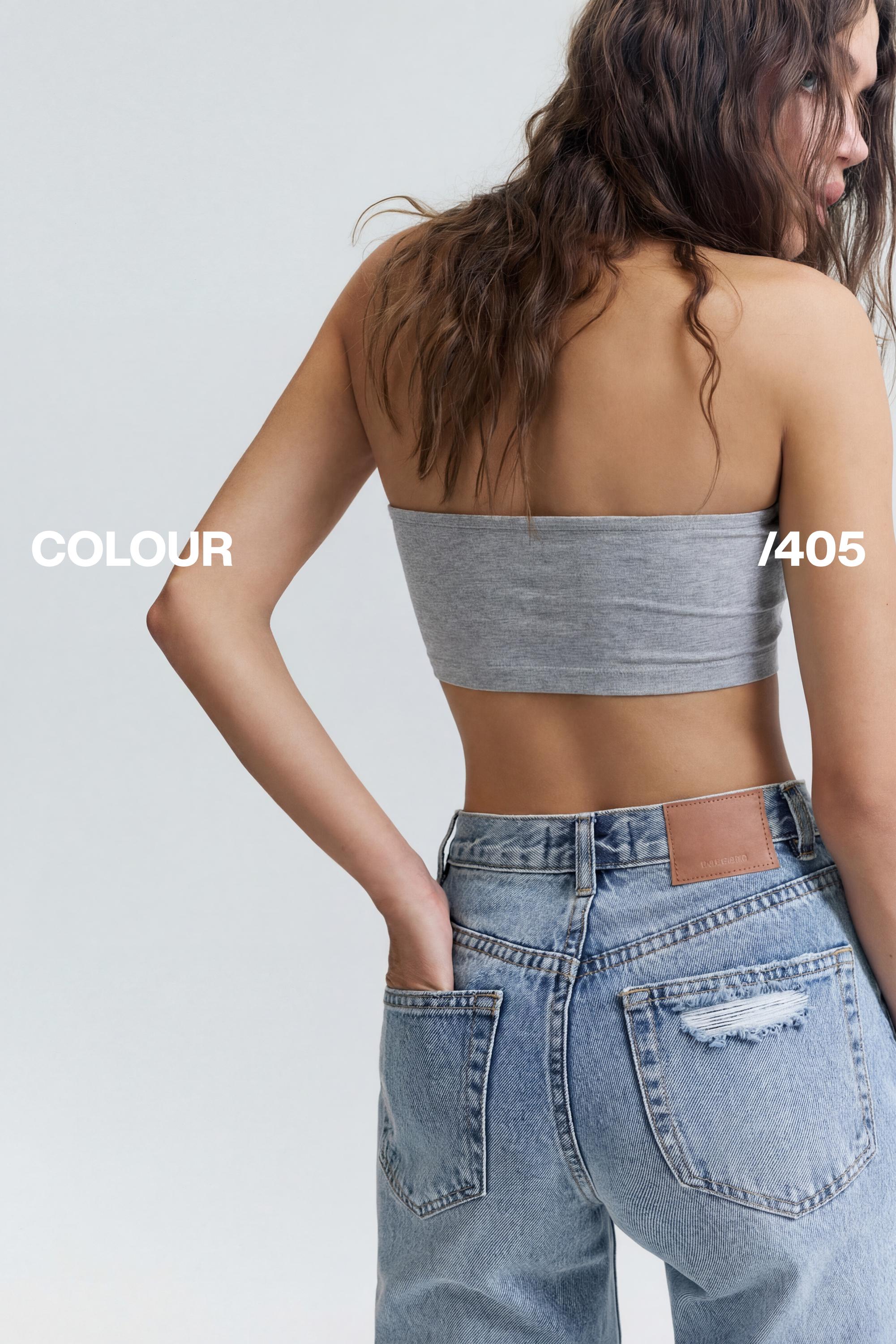 Ripped mom fit jeans — Indigo