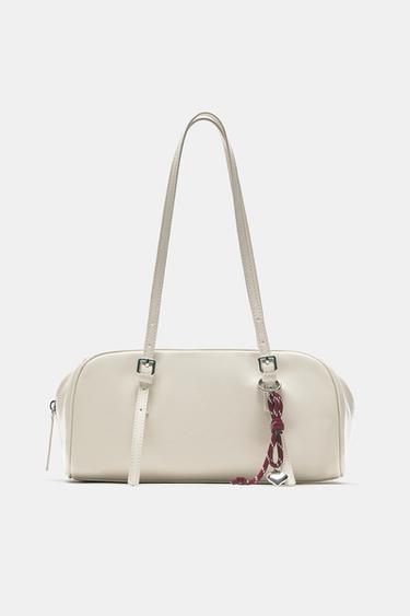 Embellished shoulder bag — Ecru 1