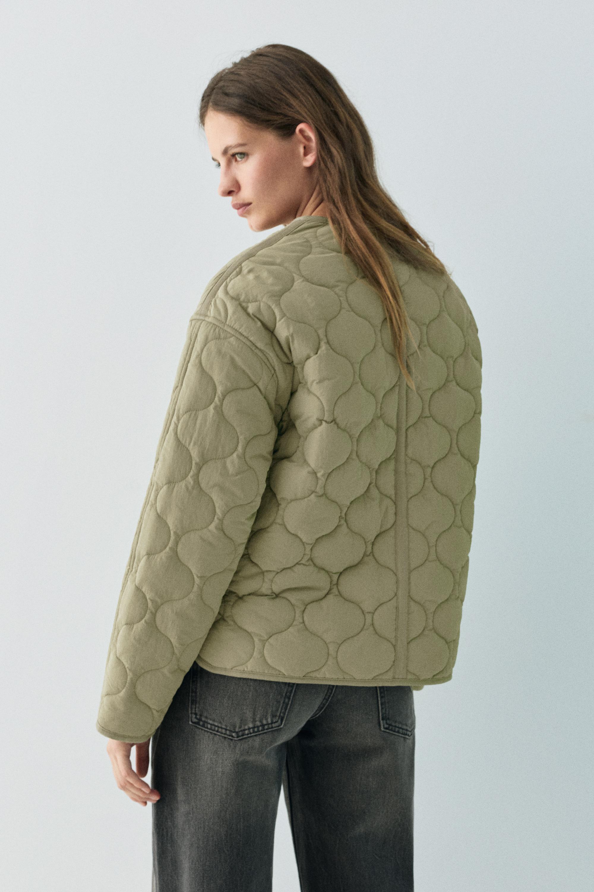 Lightweight padded jacket — Khaki
