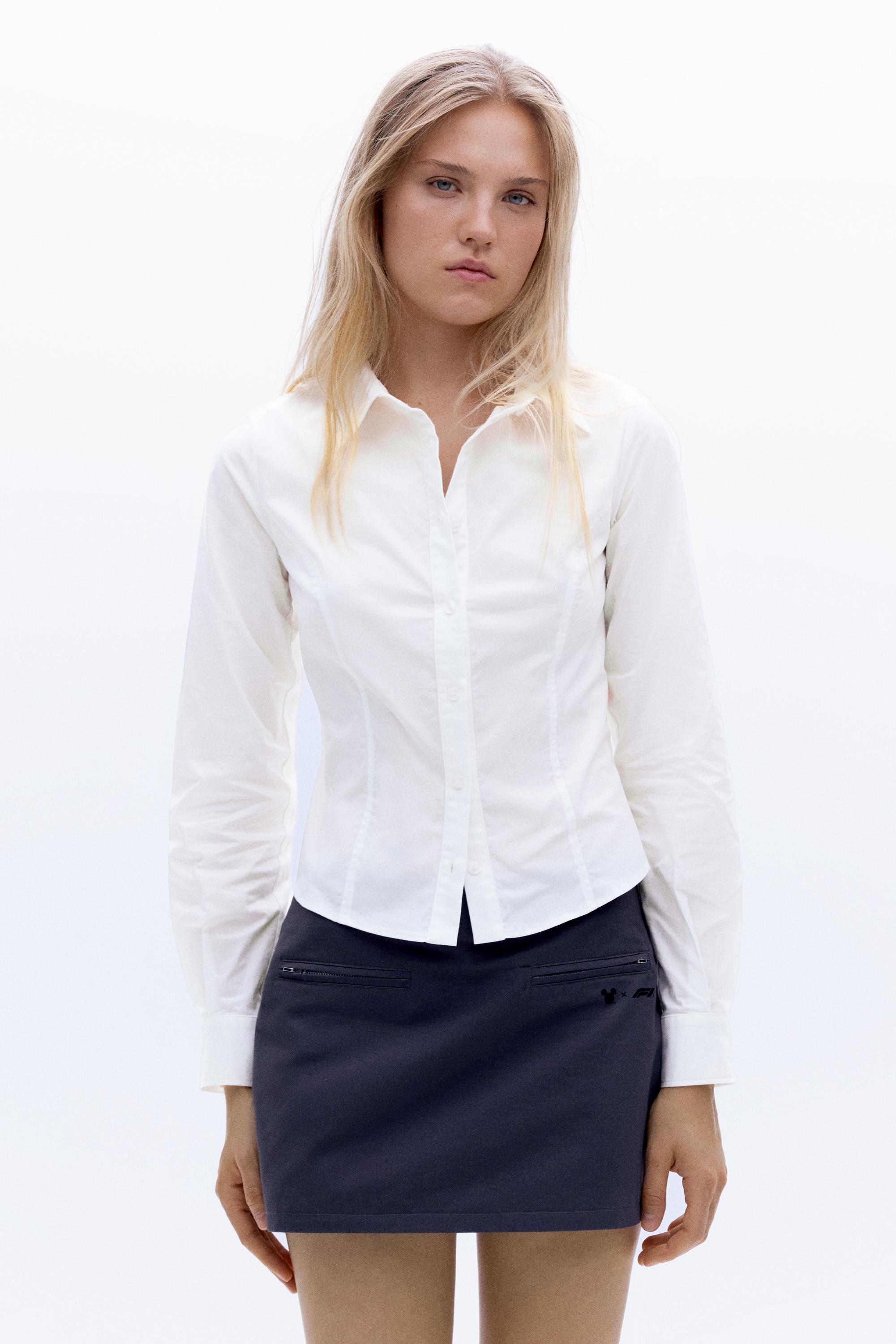 Chemise Blanche Pinces Disney X F1