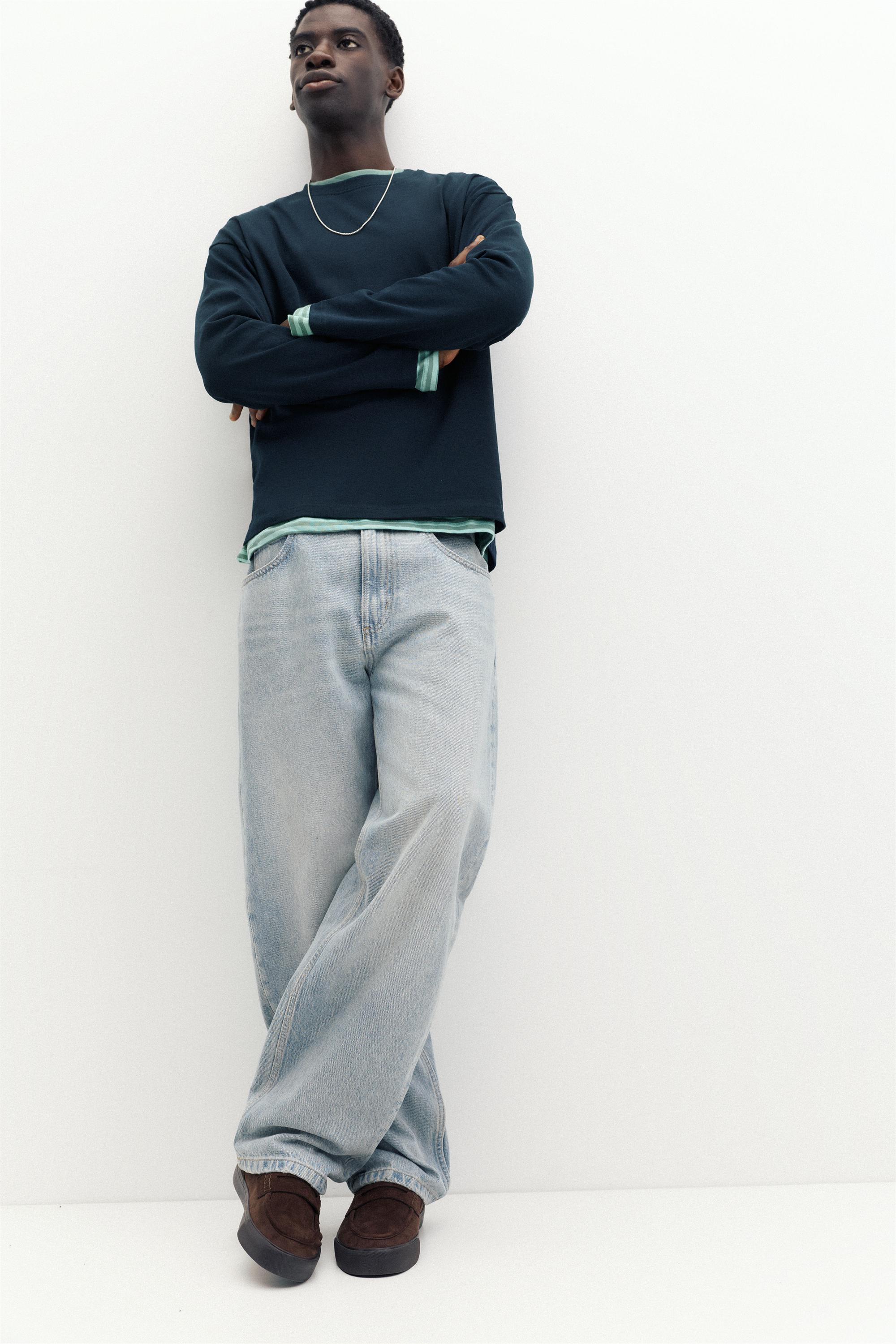 Heavy weight relaxed fit T-shirt — Navy