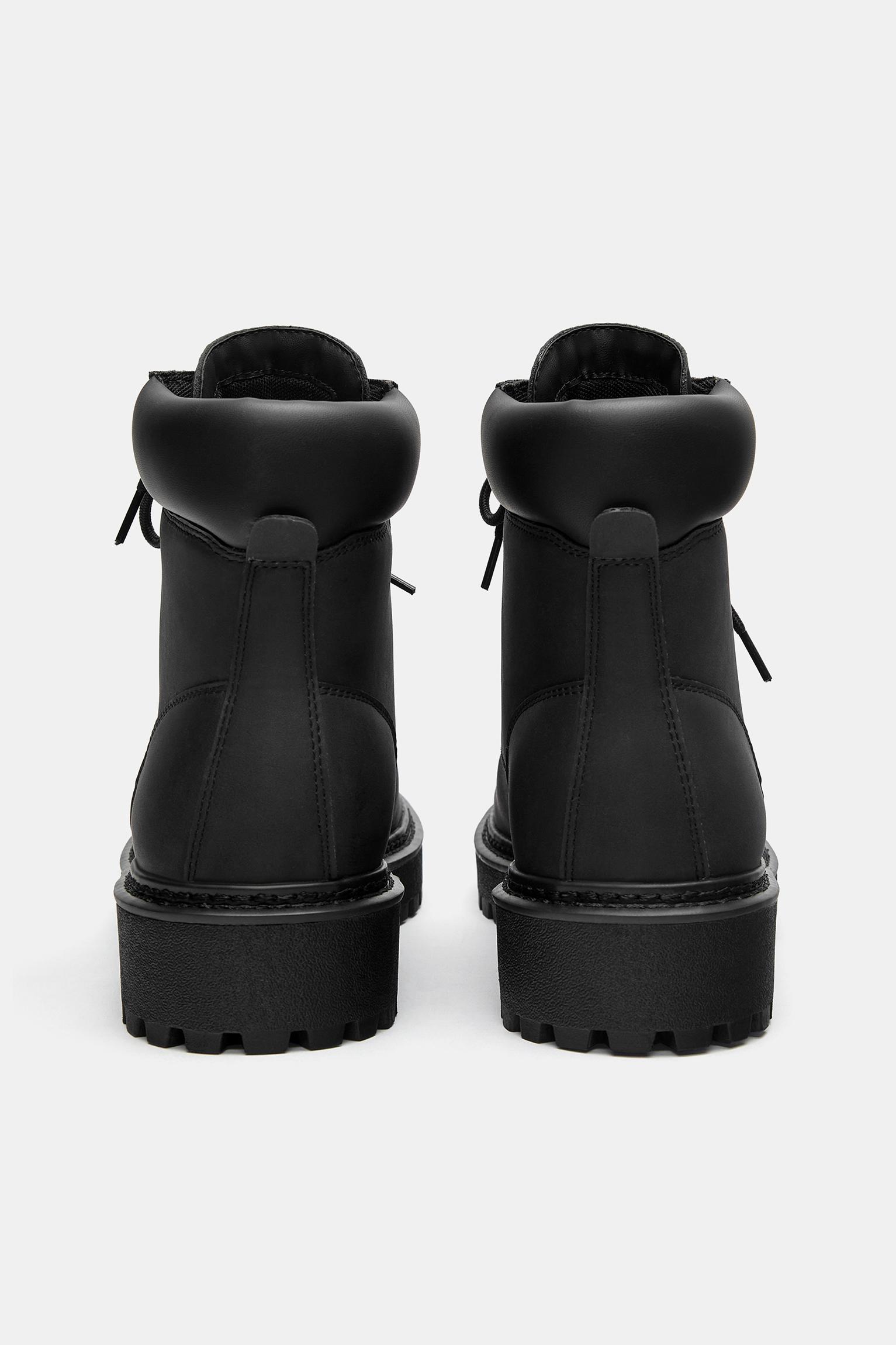 STWD lace-up boots — Black
